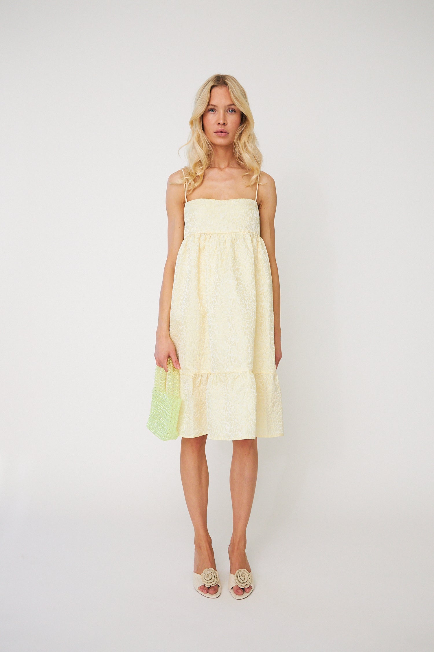 CRAS Rebildacras Dress Dress 8163 Pale Banana