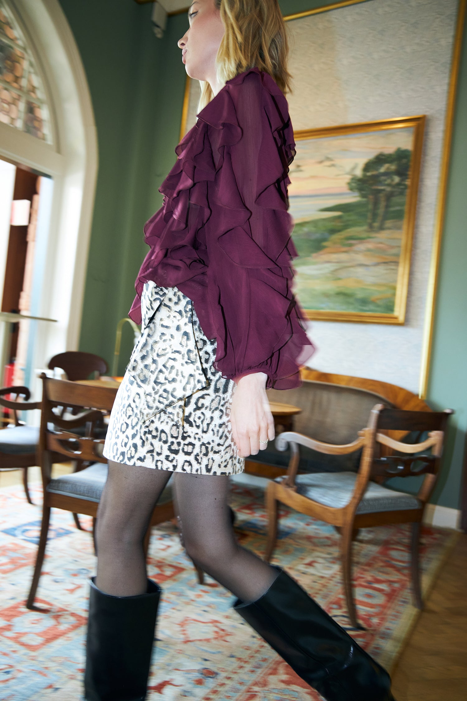 CRAS Ryacras Blouse Blouse 4030 Bordeaux