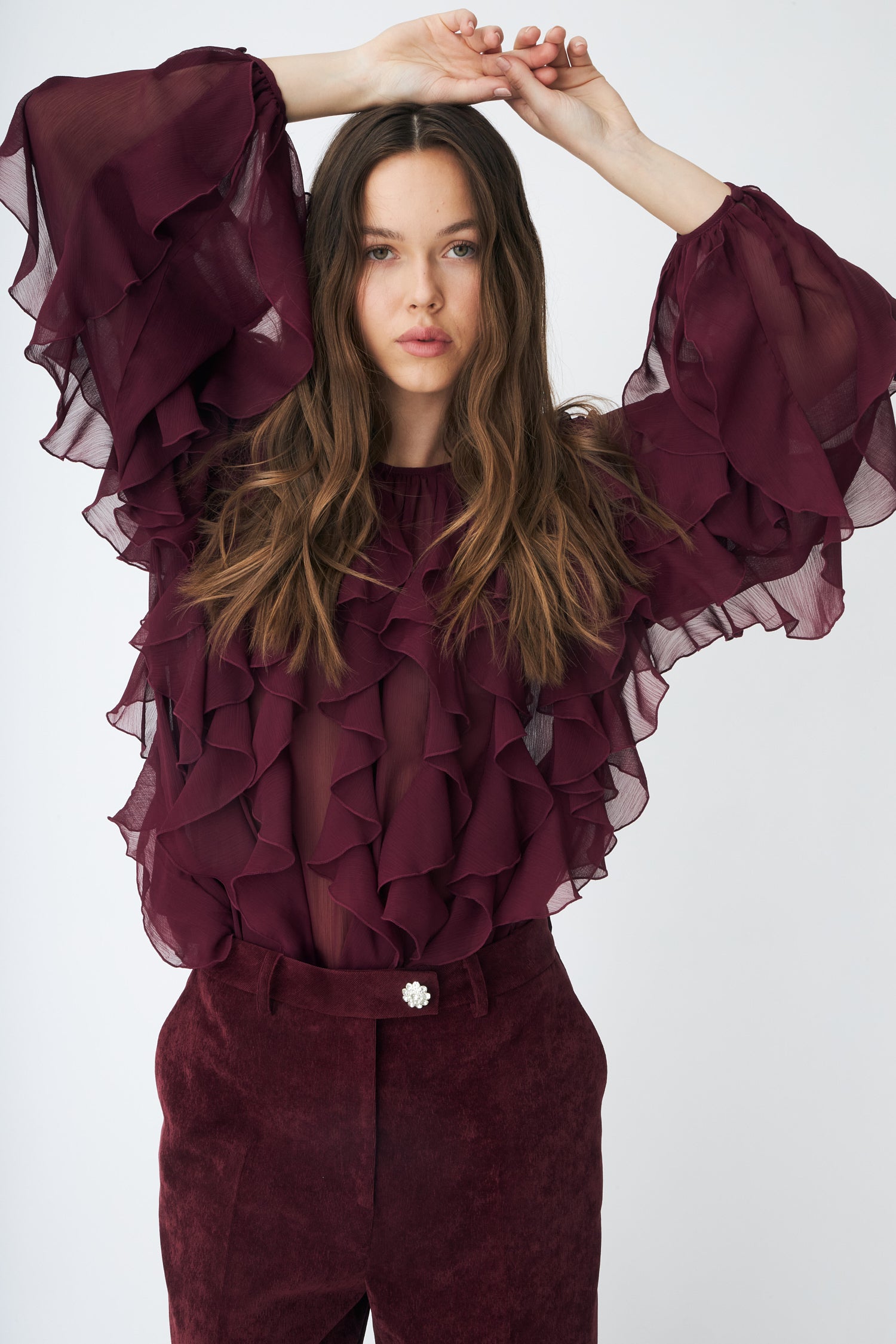 CRAS Ryacras Blouse Blouse 4030 Bordeaux