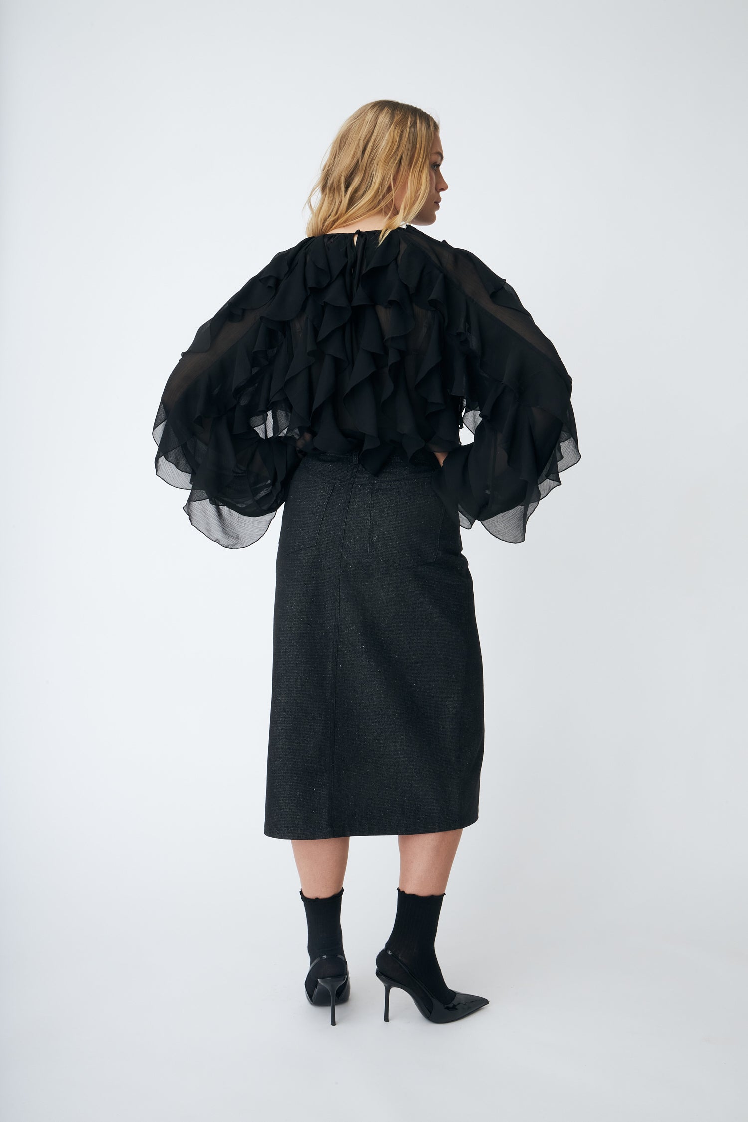 CRAS Ryacras Blouse Blouse 9999 Black