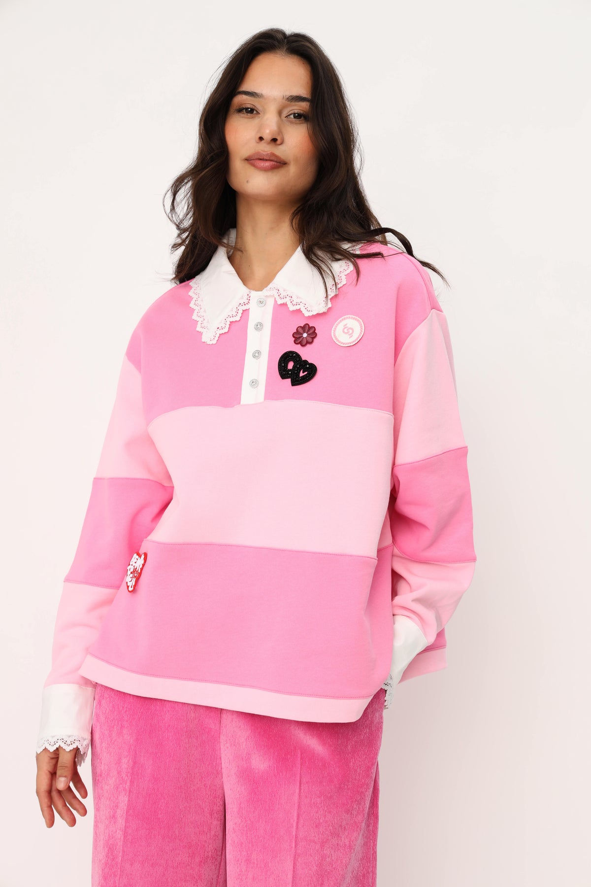 CRAS Sandiegocras Polo Polo 4006 Pink Stripe