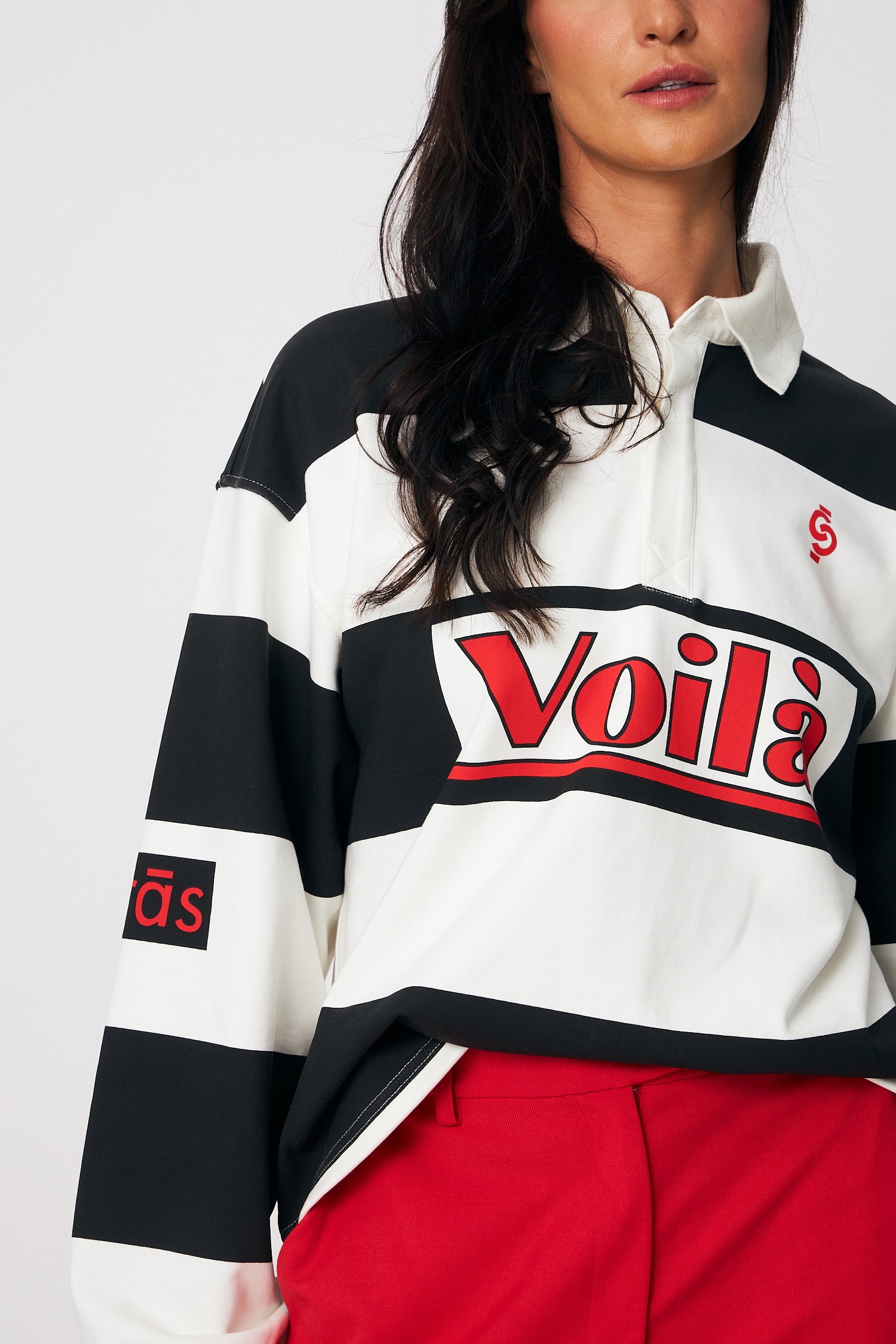 CRAS Sistacras Blouse Blouse 8150 Black Ivory