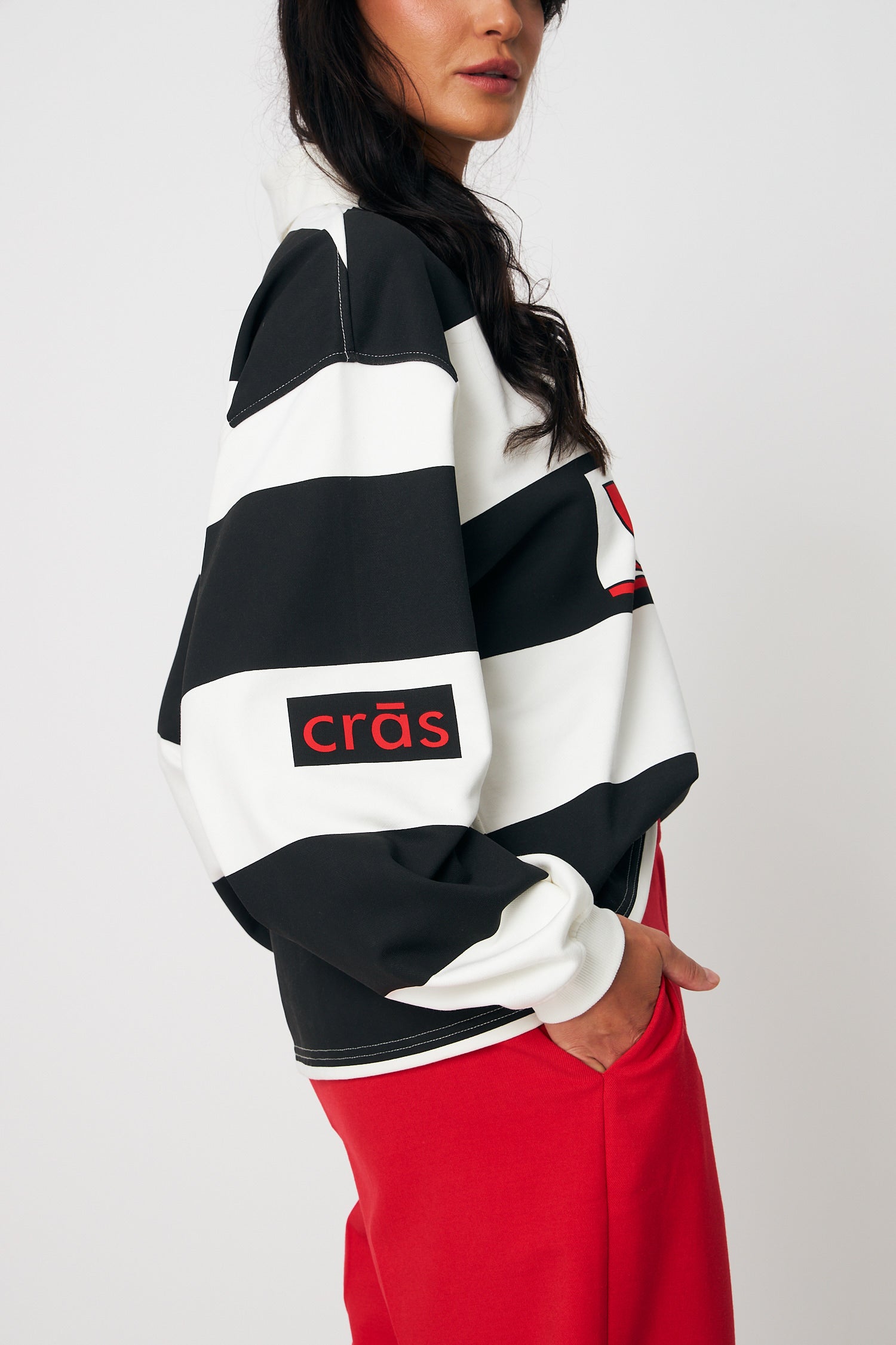 CRAS Sistacras Blouse Blouse 8150 Black Ivory