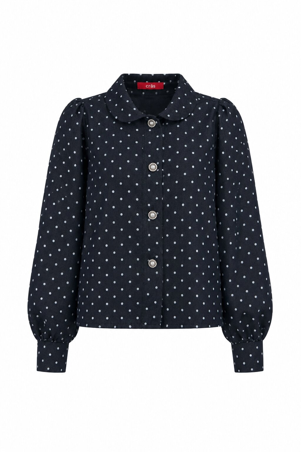 CRAS Spiritcras Shirt Shirt Medium Blue Dot