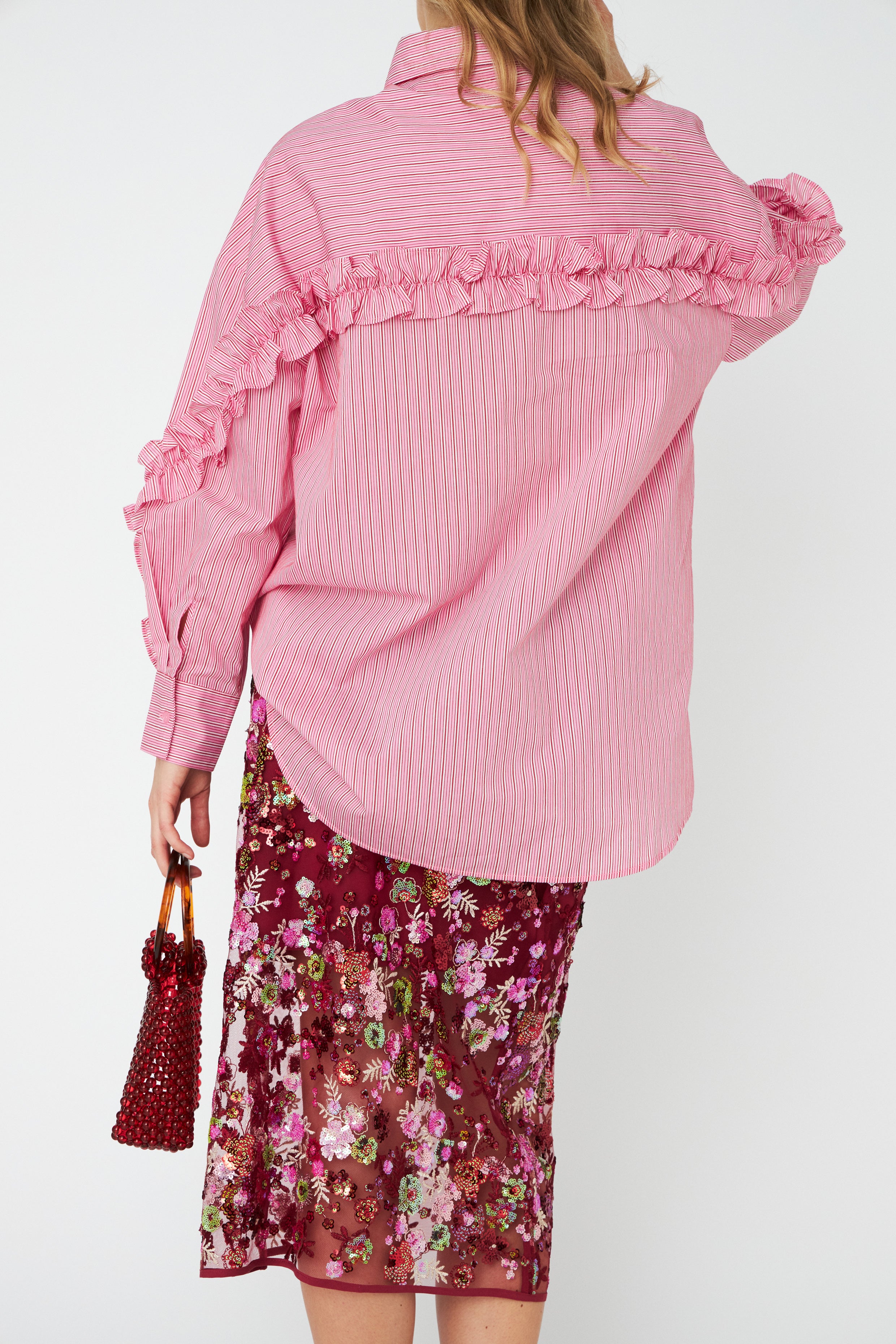 CRAS Tulumcras Shirt Shirt 4018 Pink Red Stripe