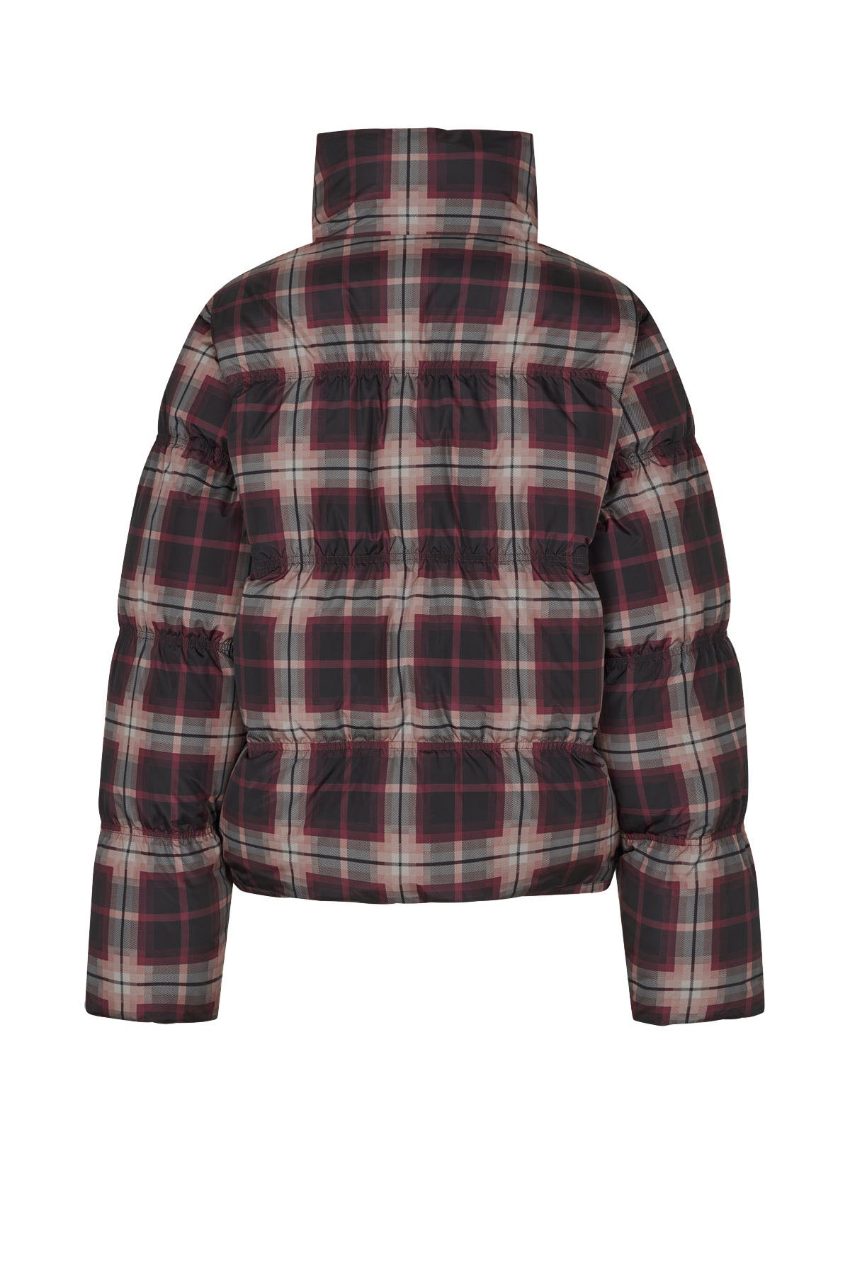 CRAS Valenciacras Puffer Jacket Jacket Bordeaux Check