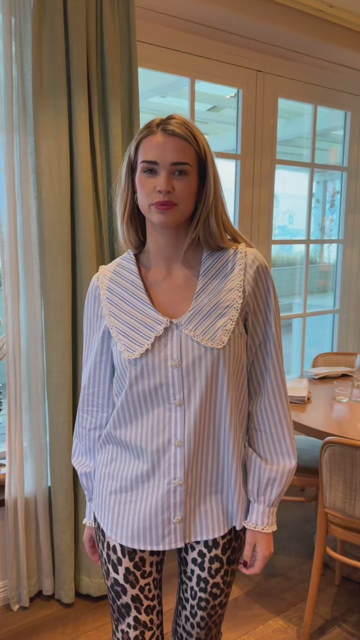 CRAS Sarahcras Shirt Shirt 7021 Blue Stripe