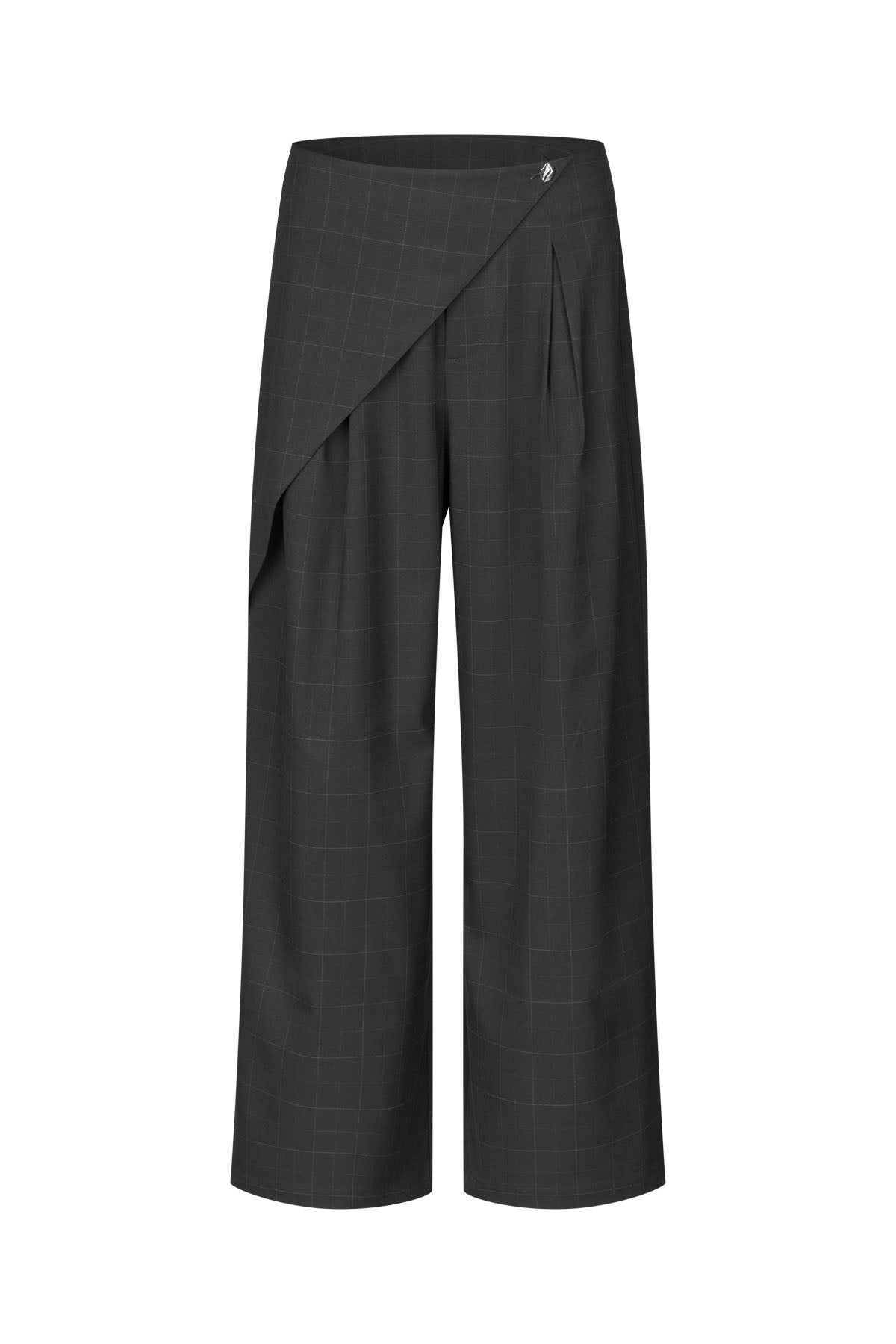 CRAS Aishacras Pants Pants Dark Grey Check