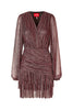 Angel Dress - Silver Bordeaux