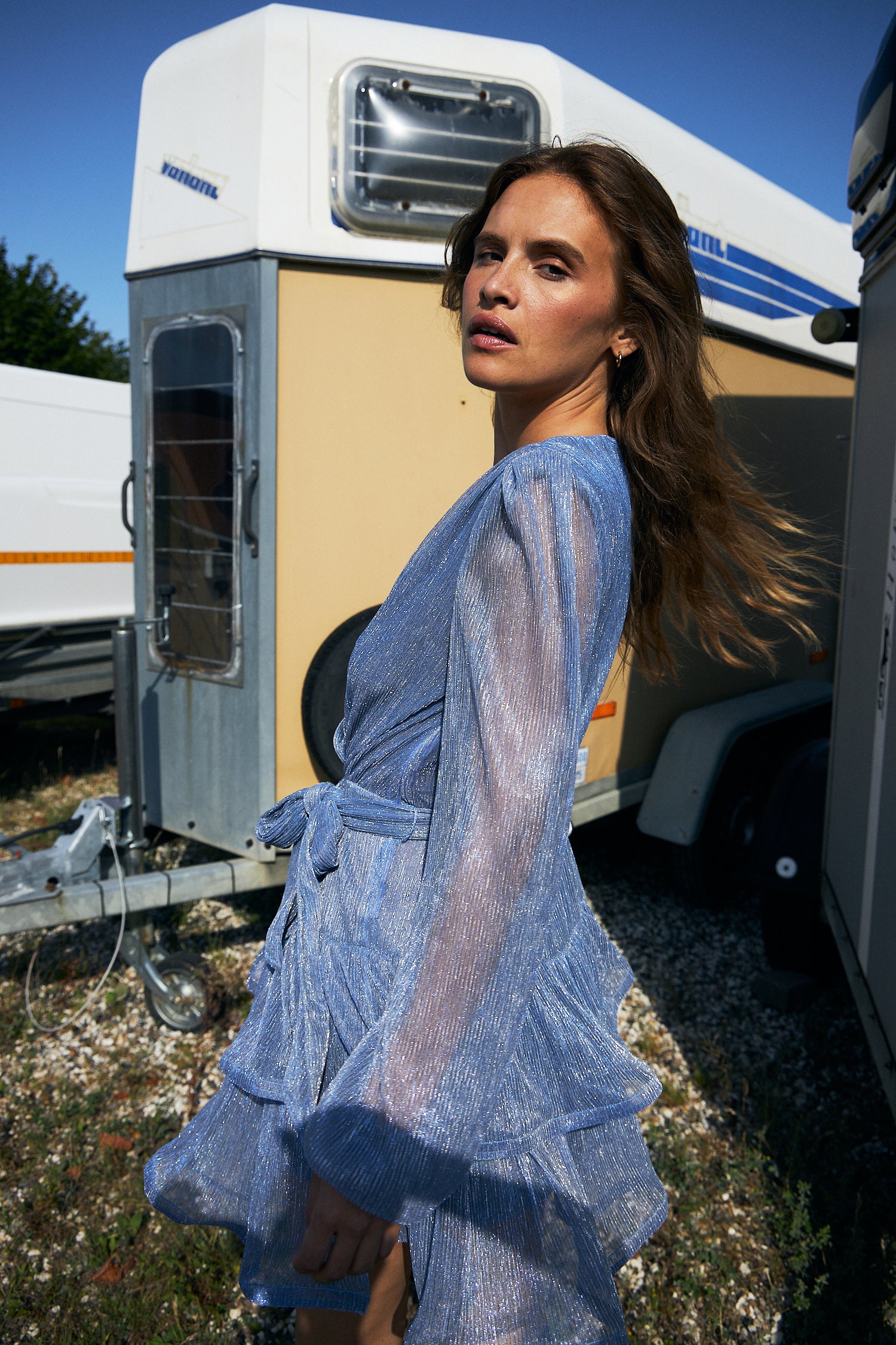 CRAS Angelacras Dress Dress 7030 Ice Blue