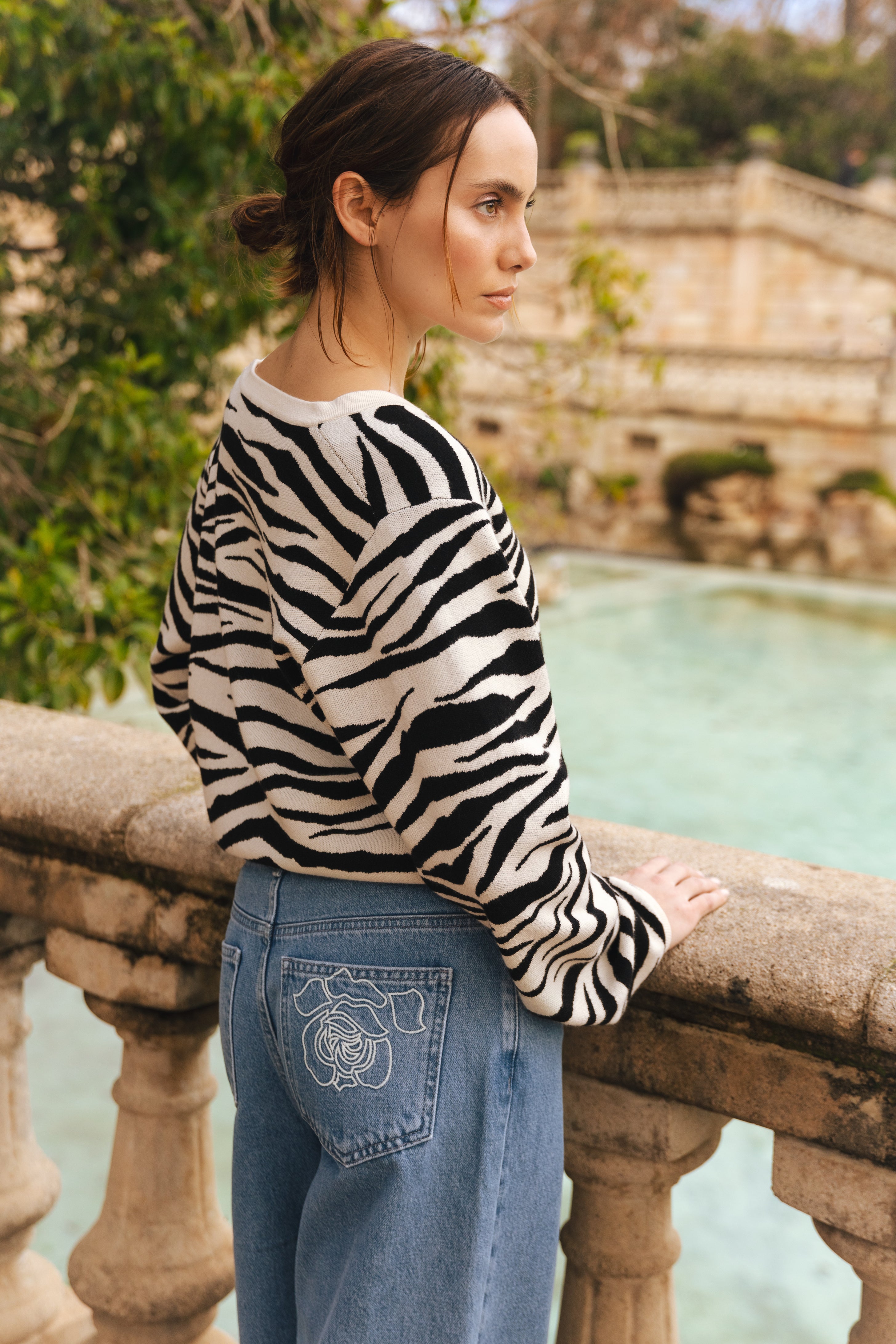 CRAS Angiecras Cardigan Knit 8087 Zebra