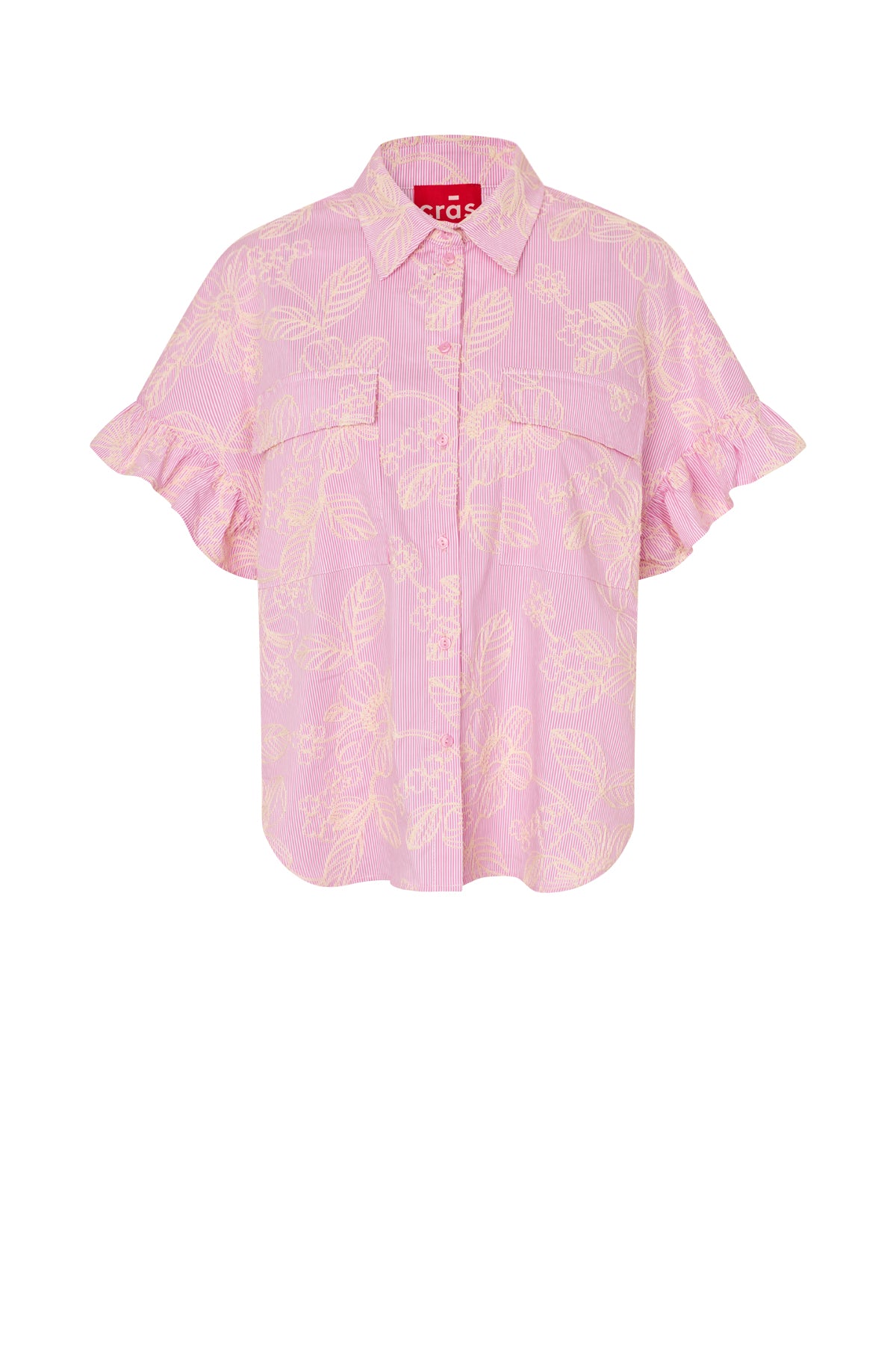 CRAS Barberacras Shirt Shirt 8070 Pink Stripe
