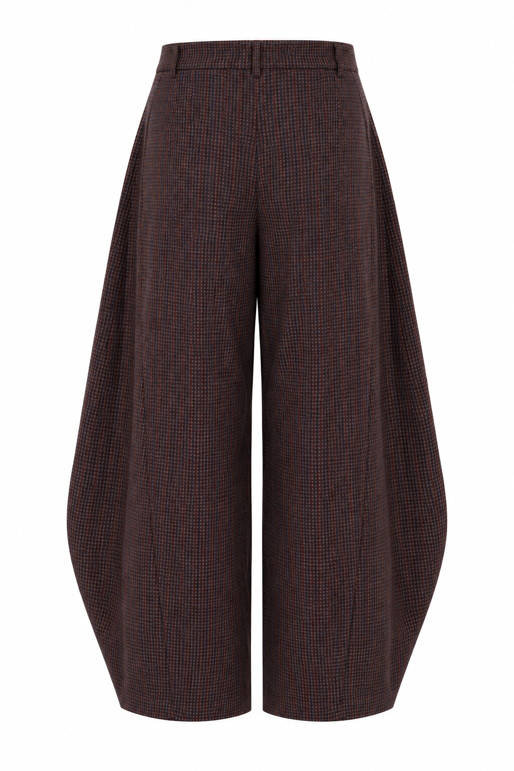 CRAS Barrelcras Pants Pants Brown Checks