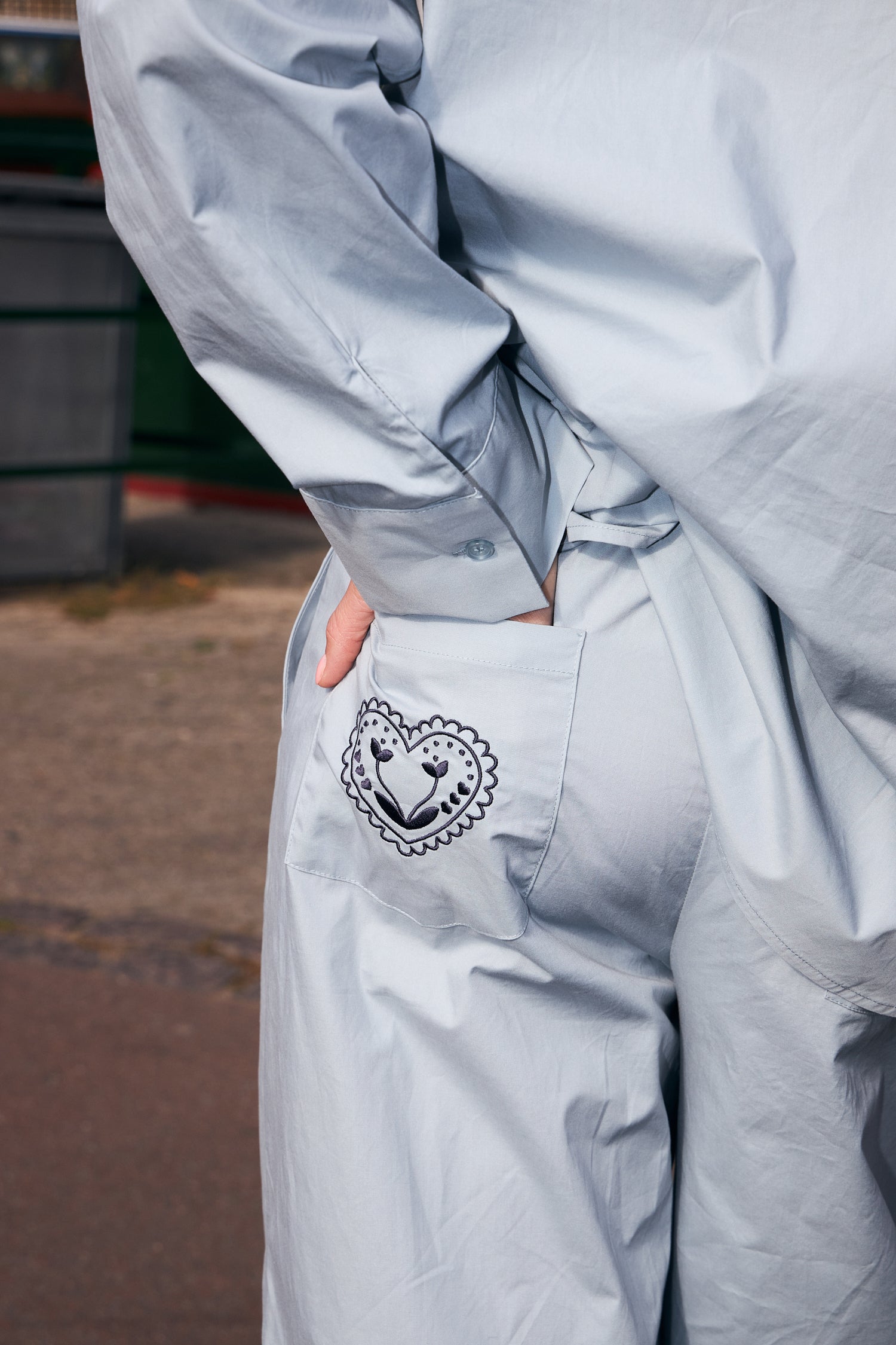 Cras Exclusive Beatricecras Pants Pants 7002 Pale Blue