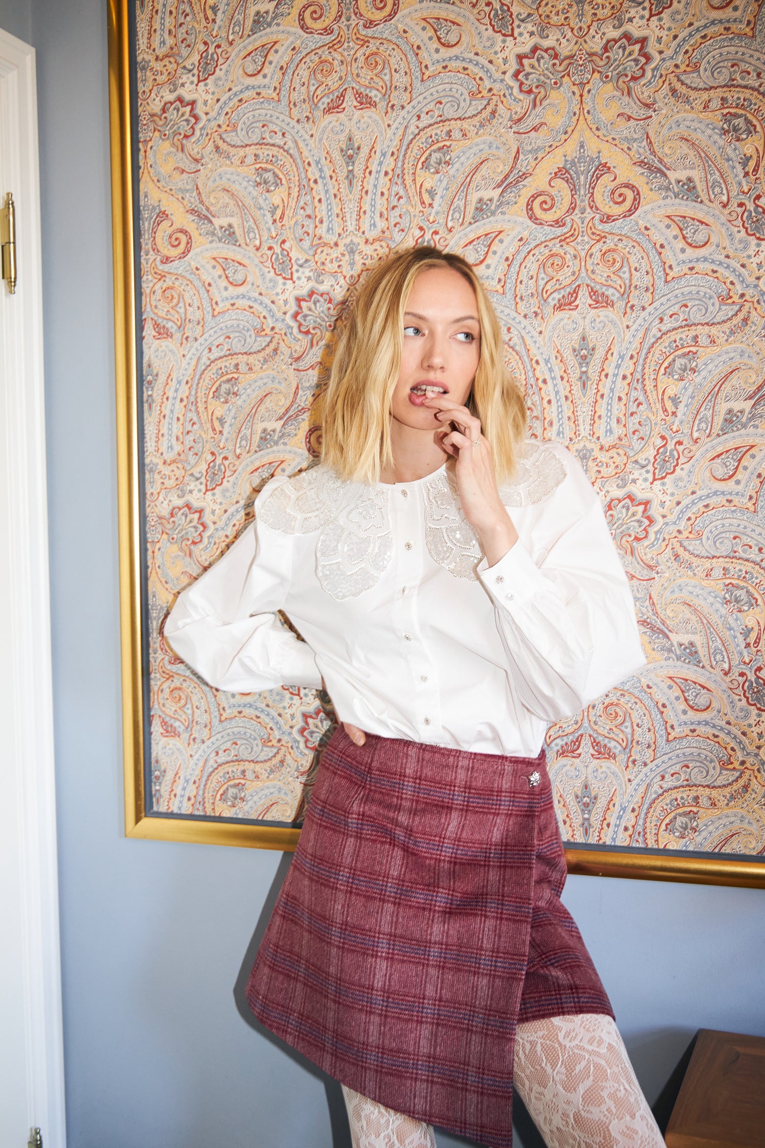 CRAS Bosscras Skirt Skirt 8134 Cherry Check