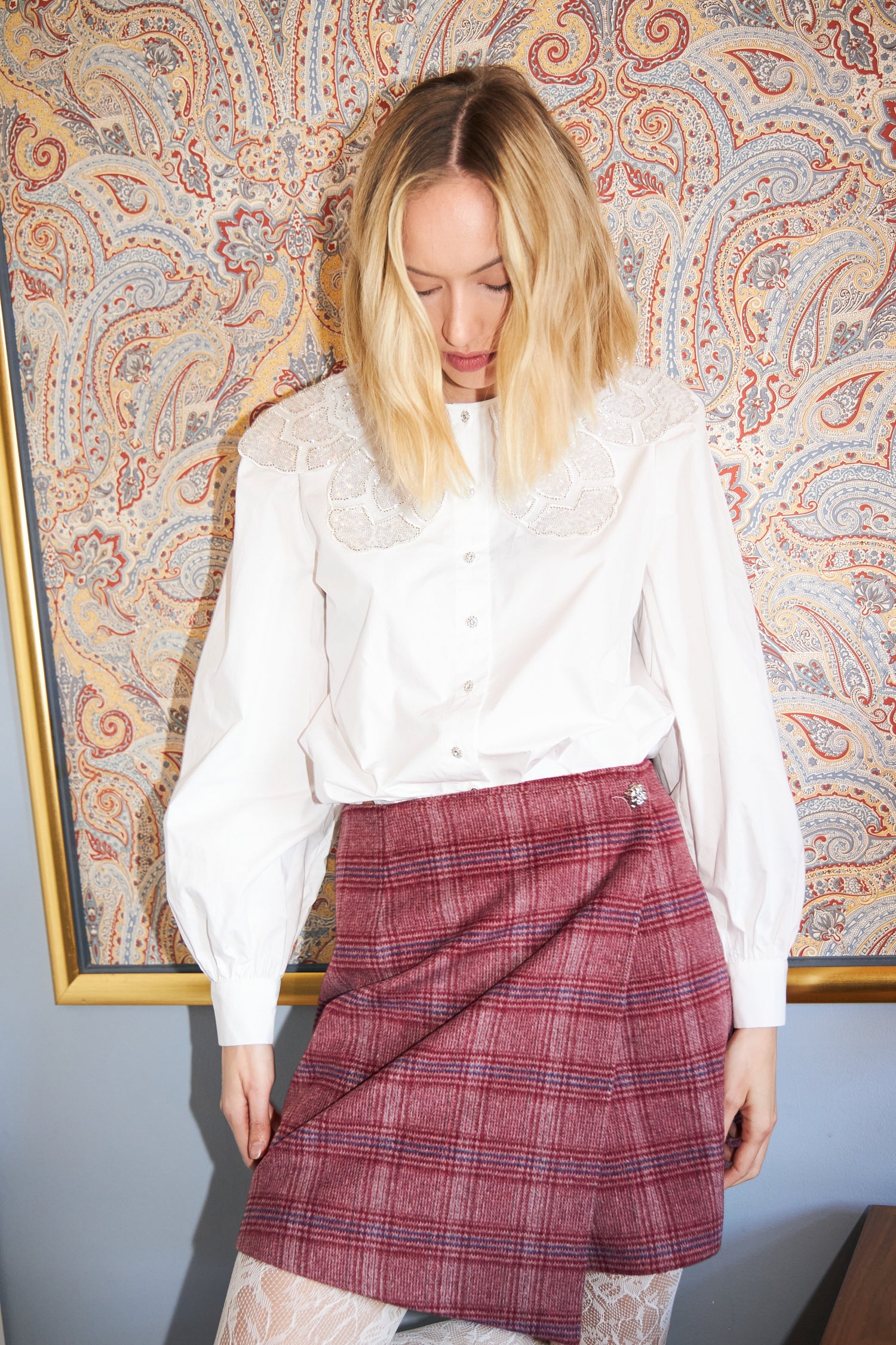 CRAS Bosscras Skirt Skirt 8134 Cherry Check