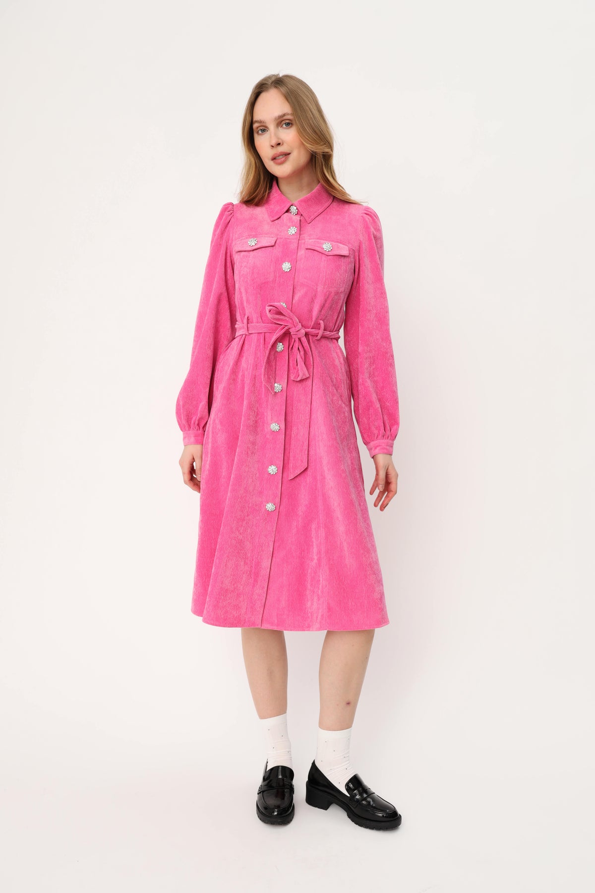 CRAS Celine Dress Dress 4010 Carmine Rose
