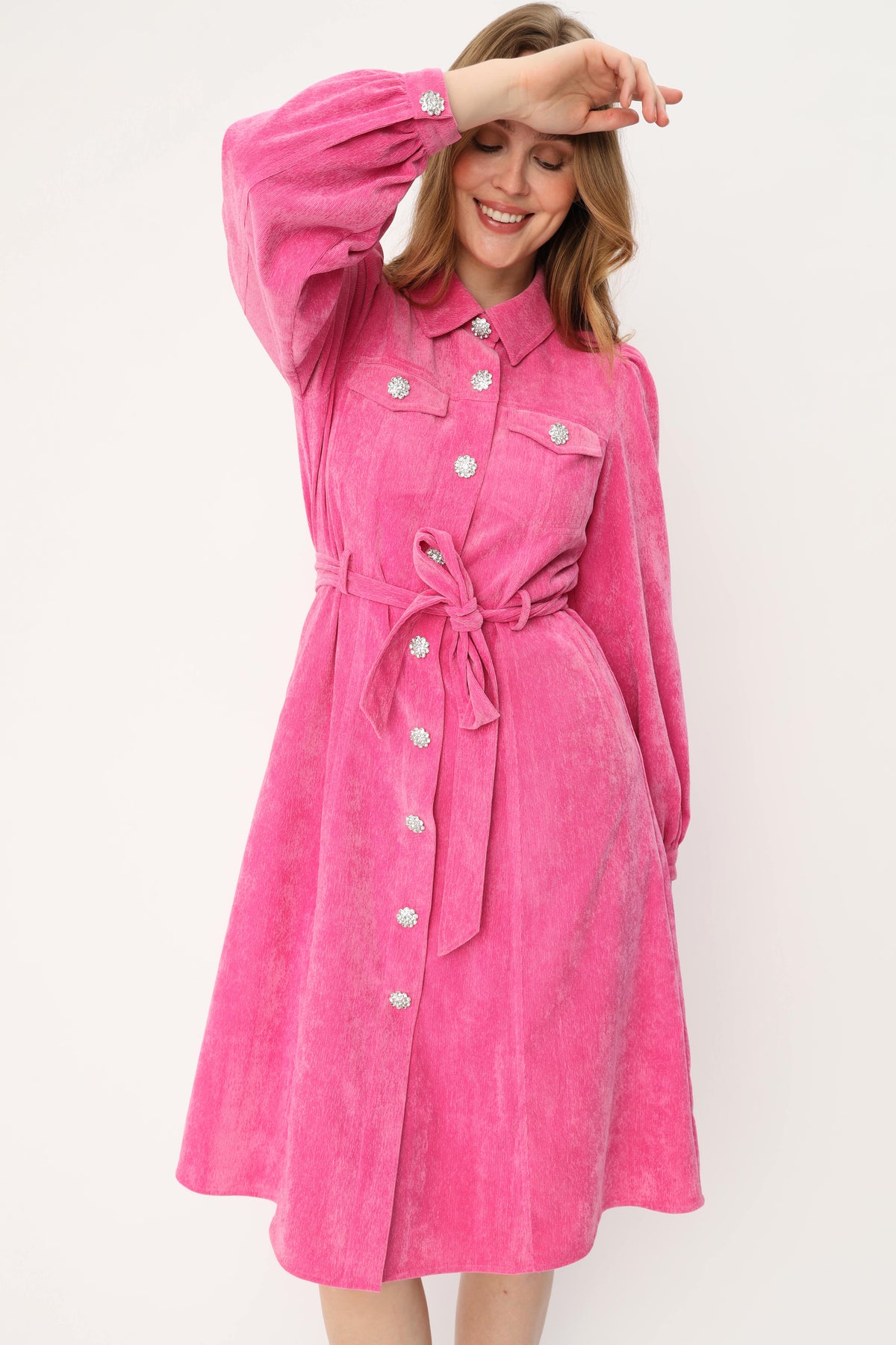 CRAS Celine Dress Dress 4010 Carmine Rose