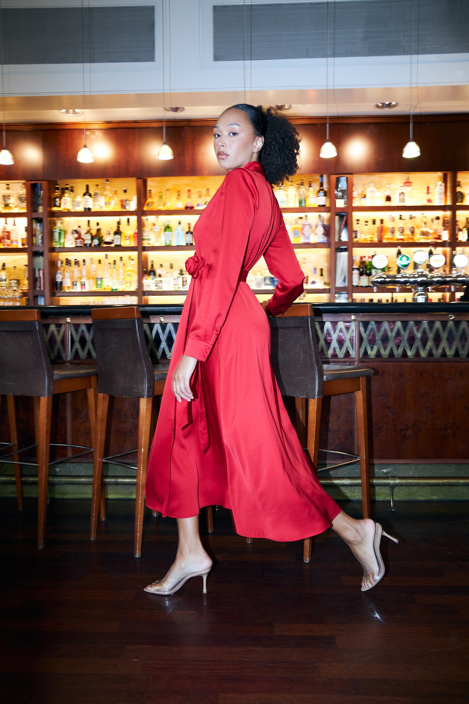 CRAS Charleencras Dress Dress 4035 Tango Red