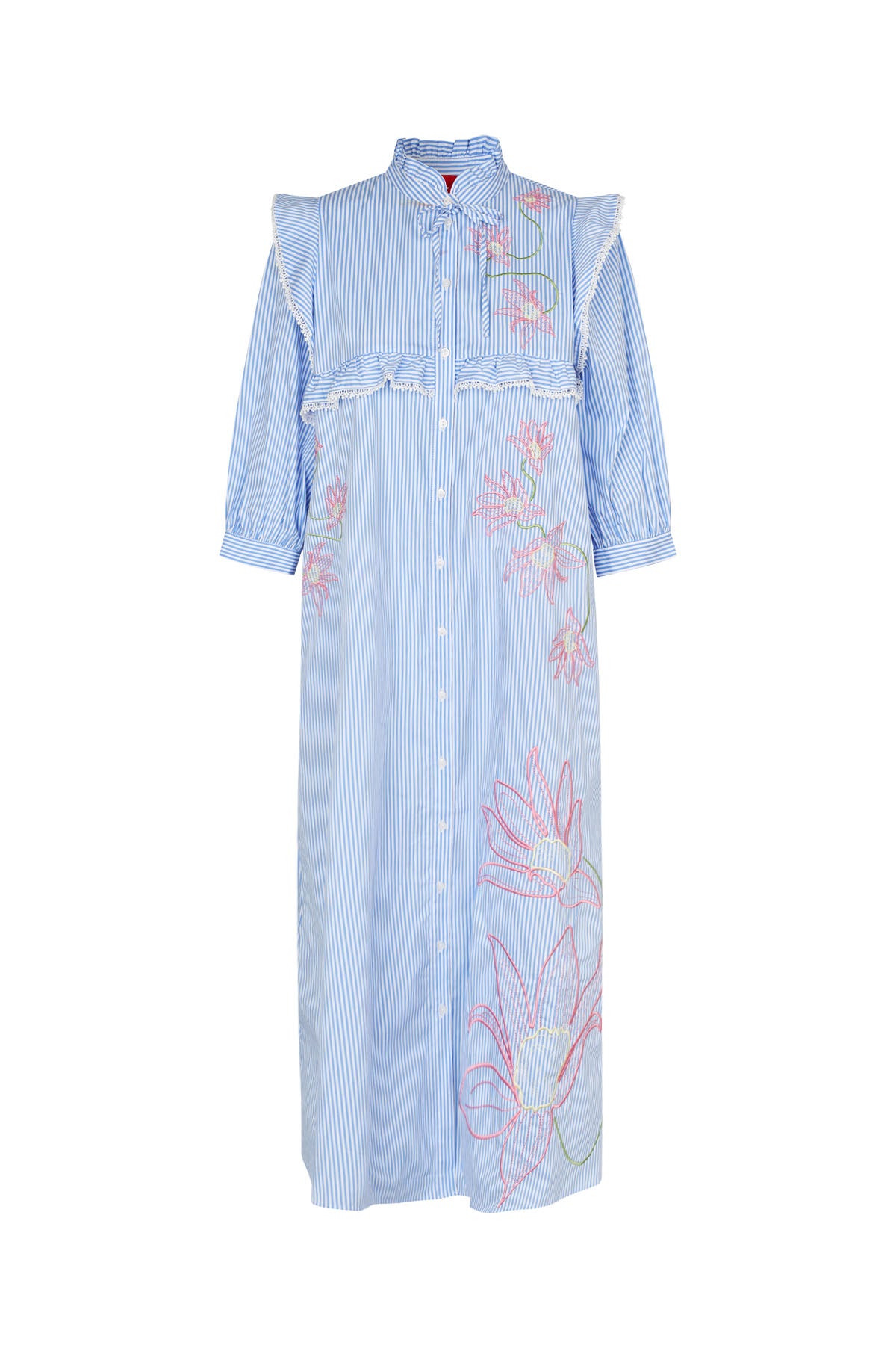 CRAS Codycras Dress Dress 8043 Light Blue Stripe