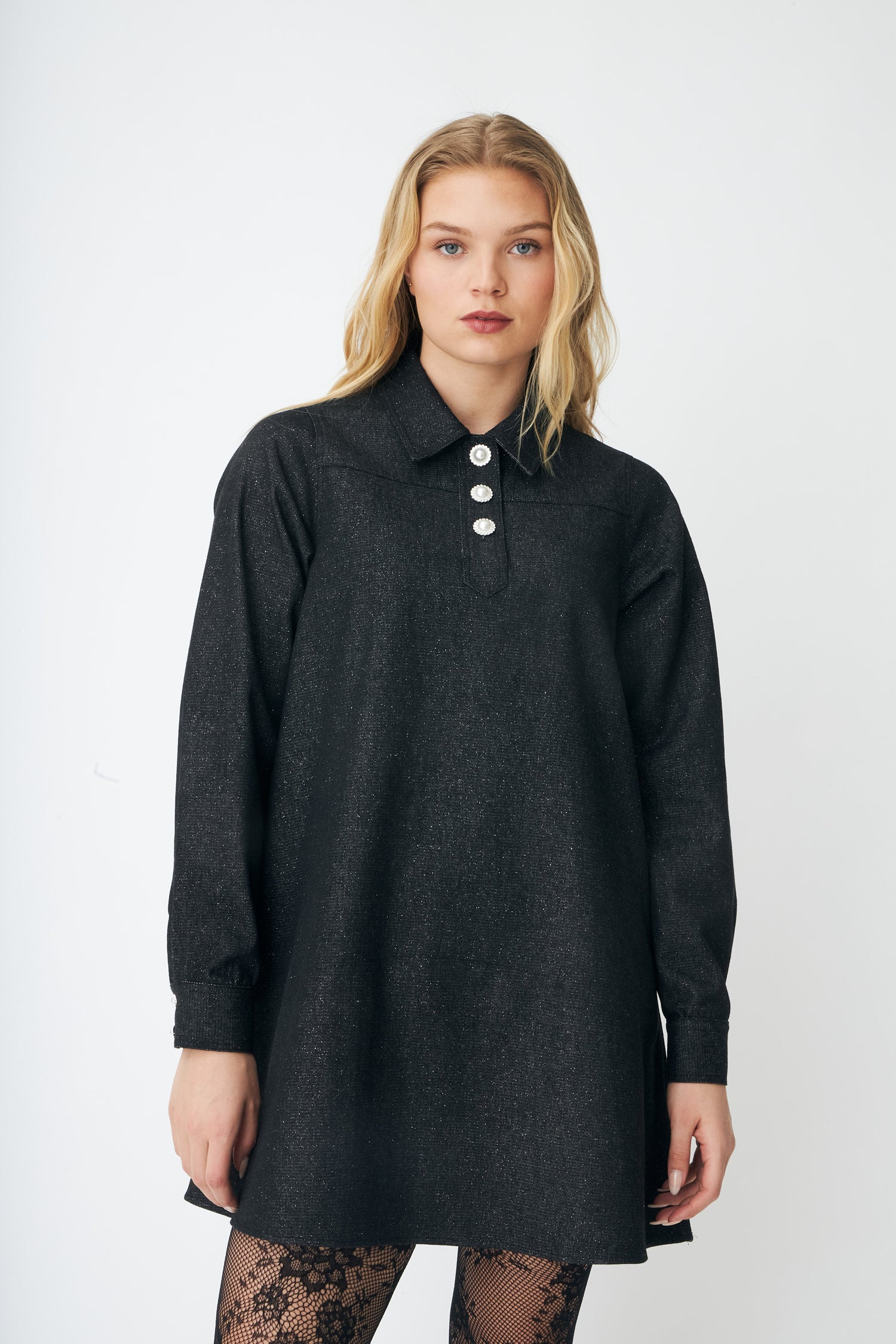 CRAS Dendracras Dress Dress 9996 Black Glitter