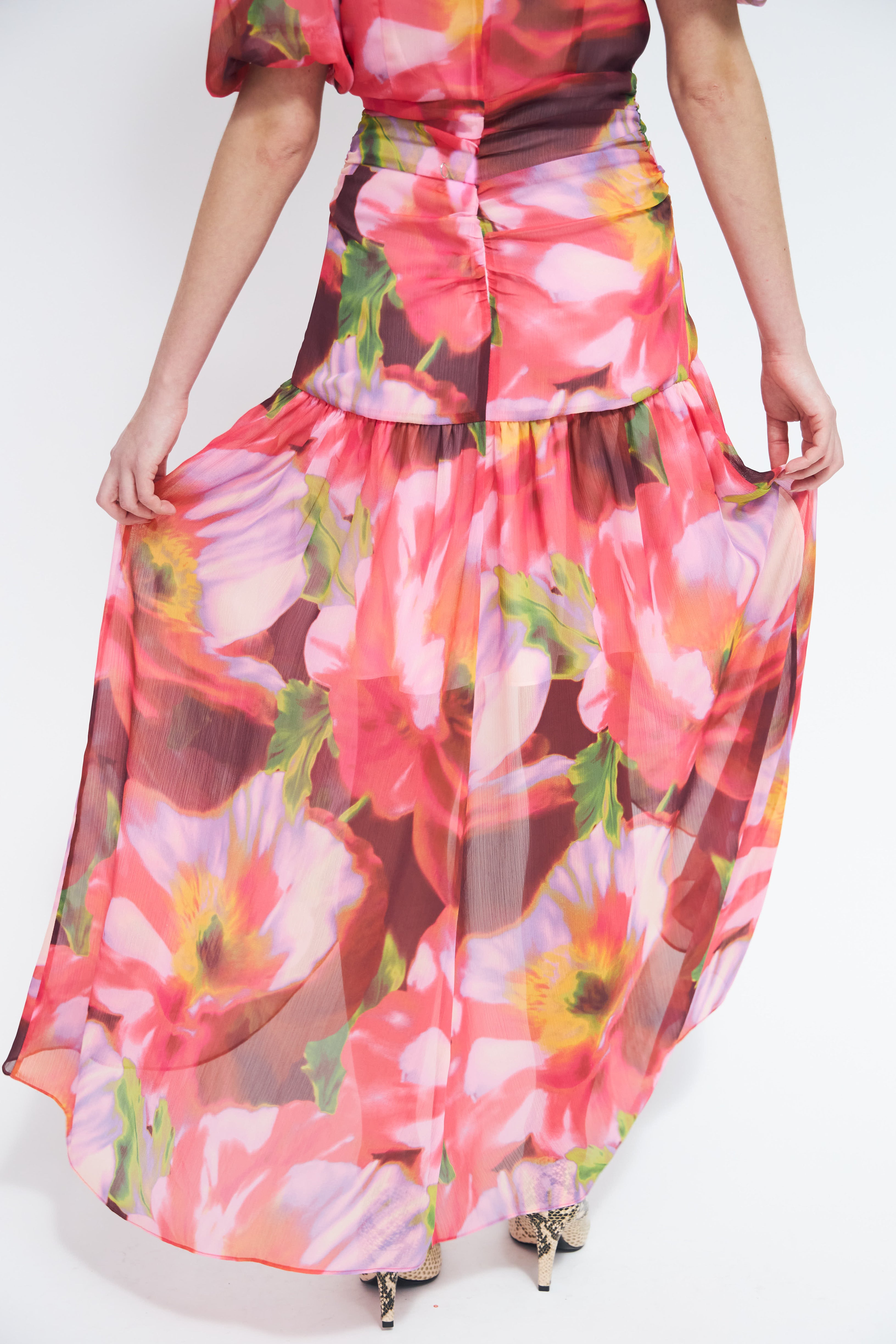 CRAS Elainecras Dress Dress Poppy Flower Red