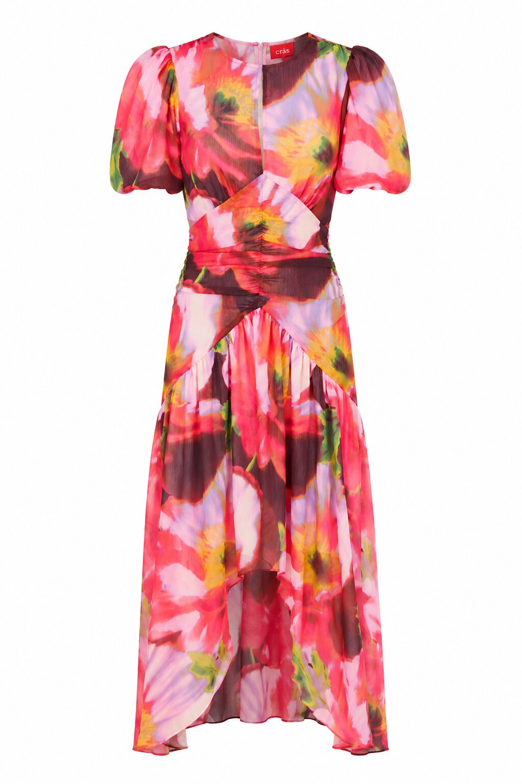 CRAS Elainecras Dress Dress Poppy Flower Red