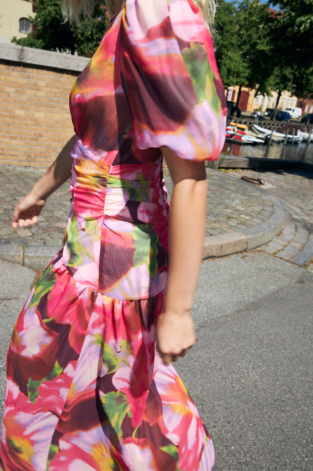 CRAS Elainecras Dress Dress Poppy Flower Red
