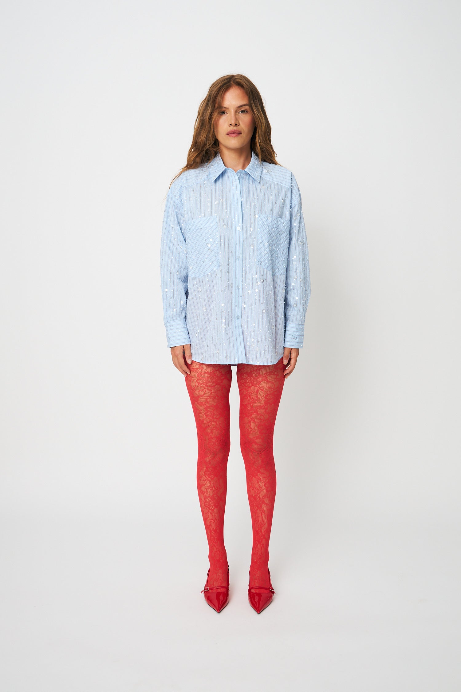 CRAS Elliecras Shirt Shirt 8061 Blue Multi stripe