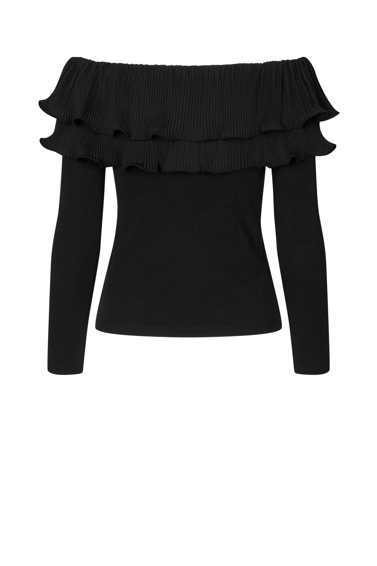 CRAS Flouncecras Blouse Blouse 9999 Black