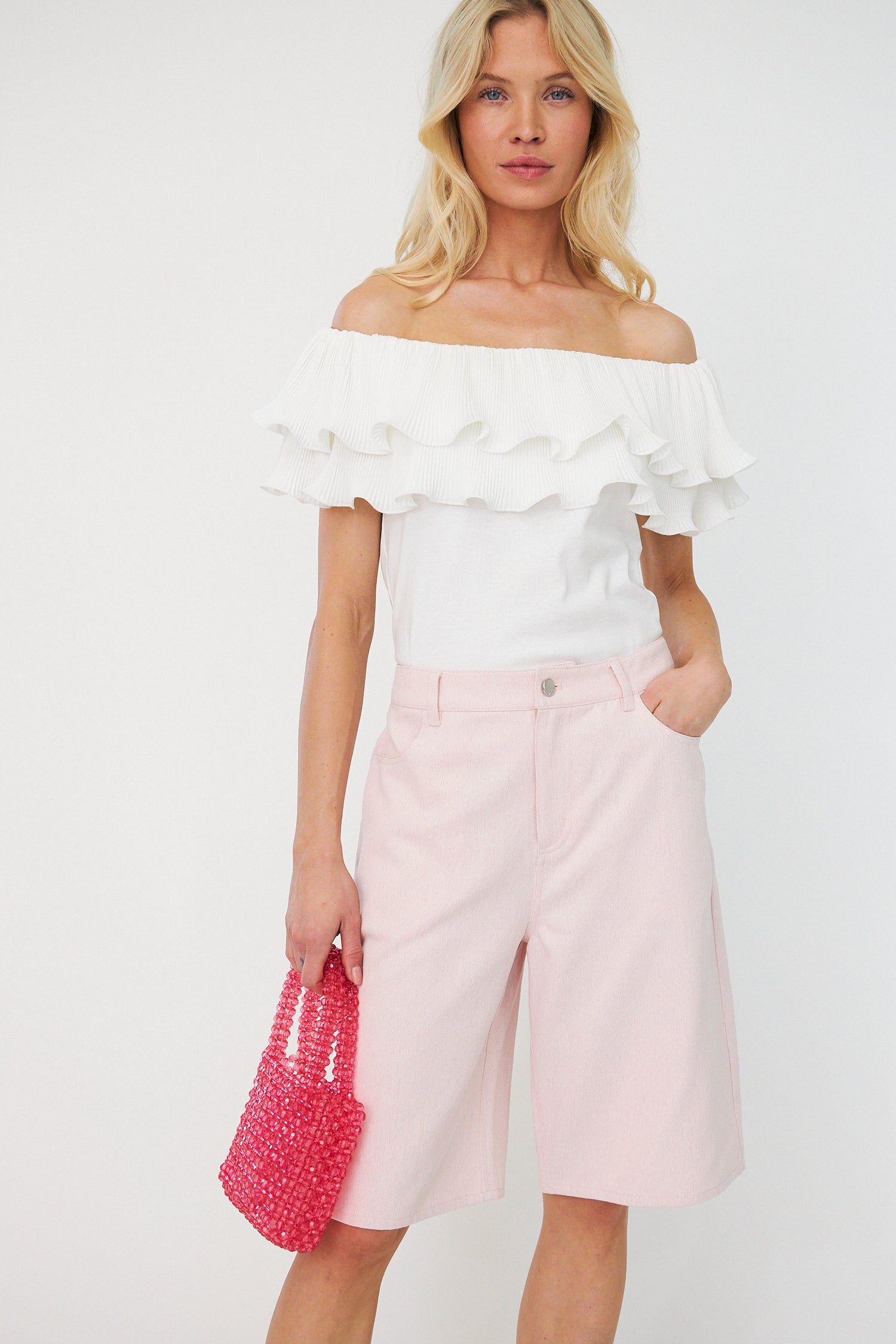 CRAS Flouncecras Top Top 1007 Off White