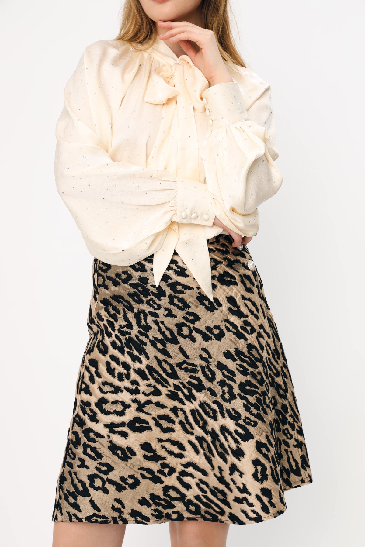 CRAS Jackiecras Blouse Blouse 1001 Cream