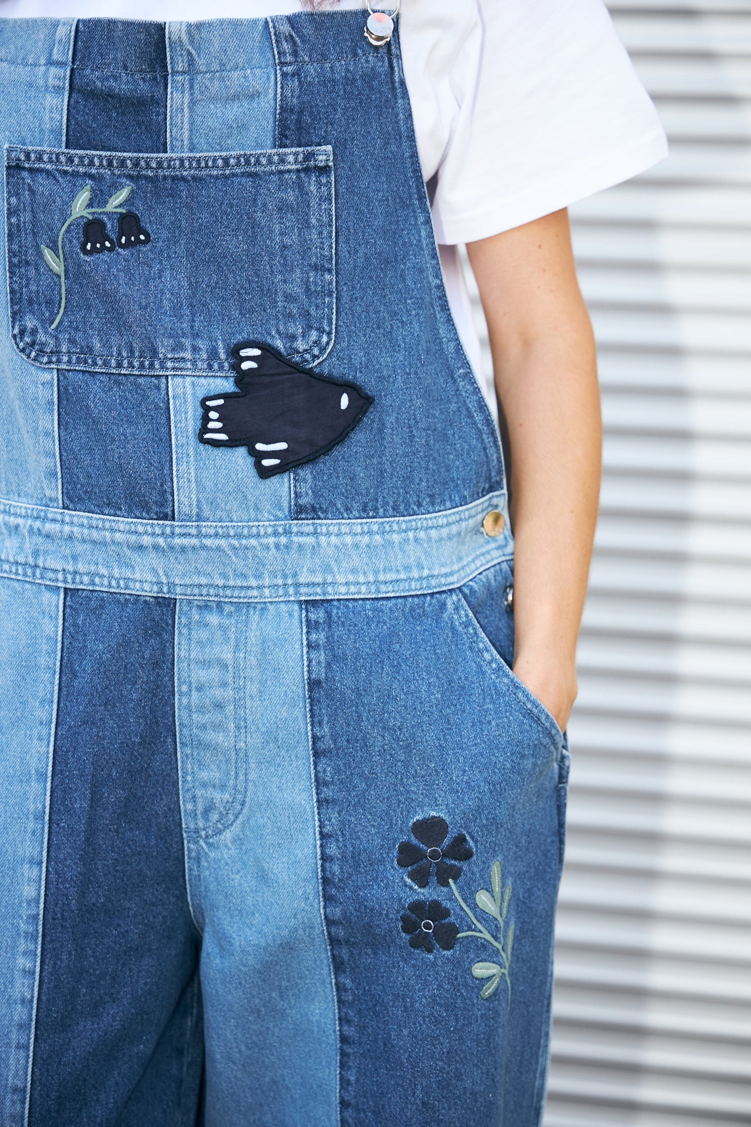 Cras Exclusive Lisecras Dungaree Pants Blue