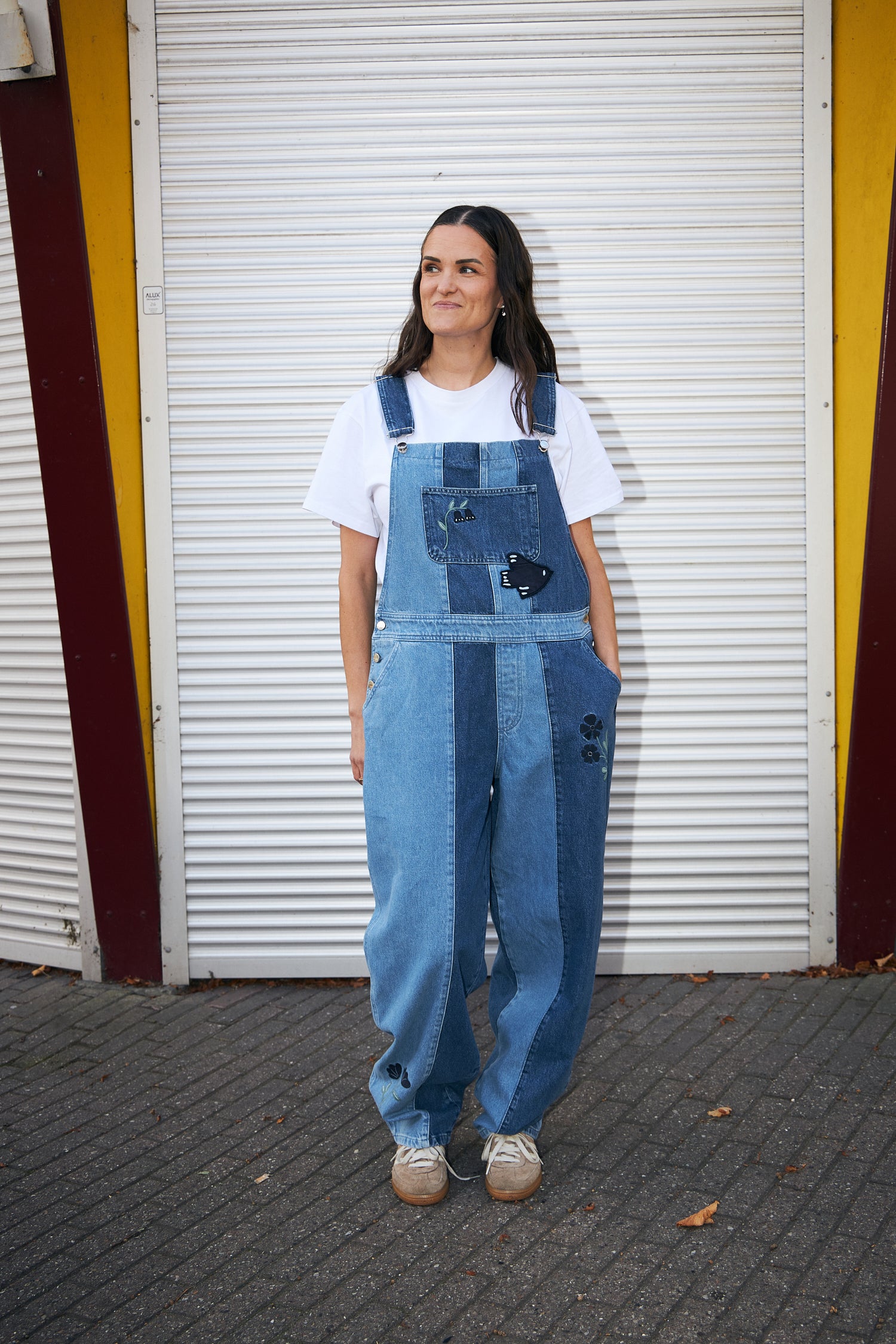 Cras Exclusive Lisecras Dungaree Pants Blue