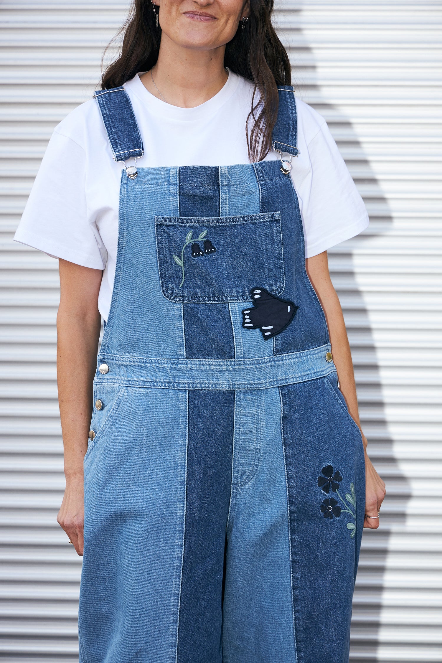 Cras Exclusive Lisecras Dungaree Pants Blue