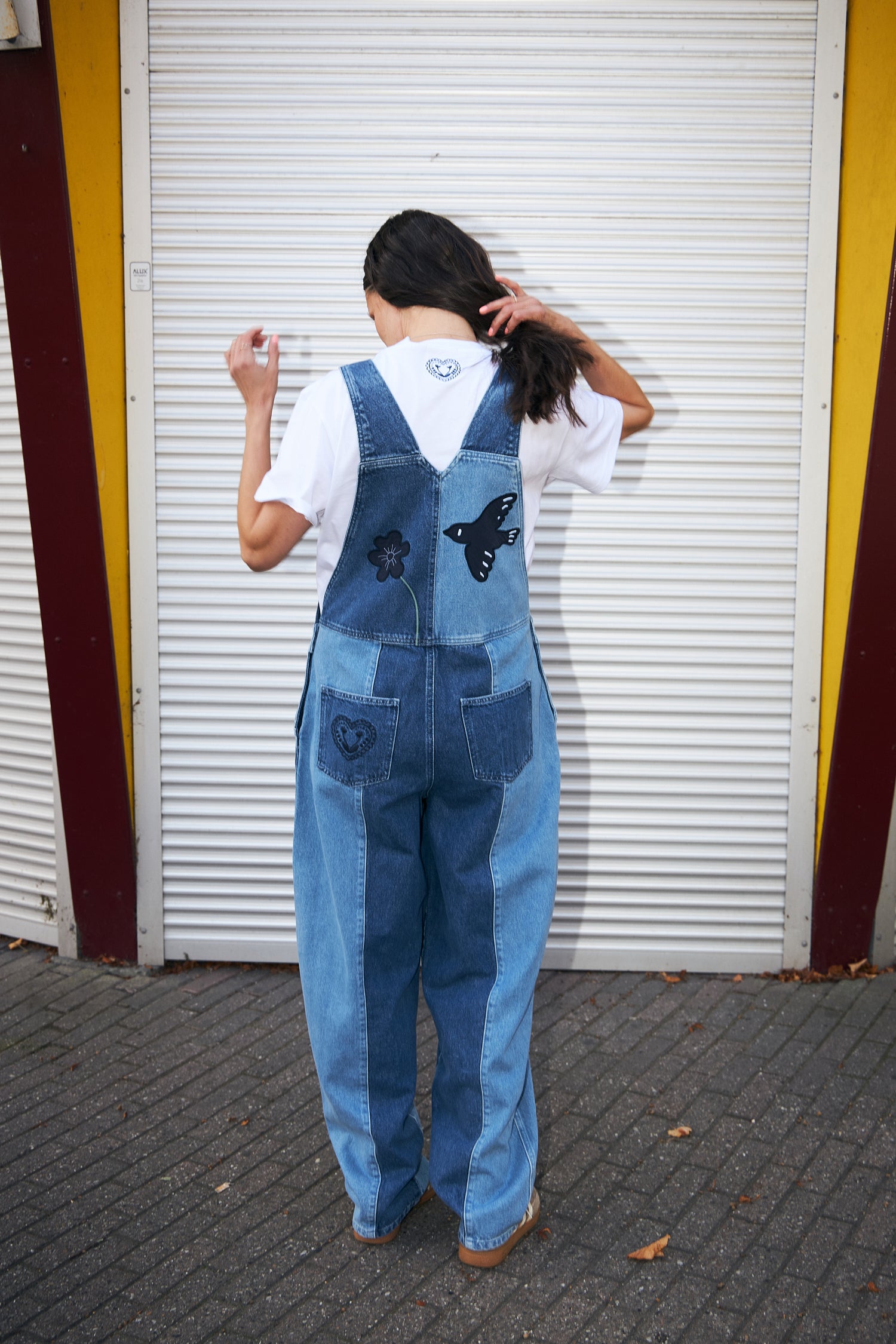 Cras Exclusive Lisecras Dungaree Pants Blue