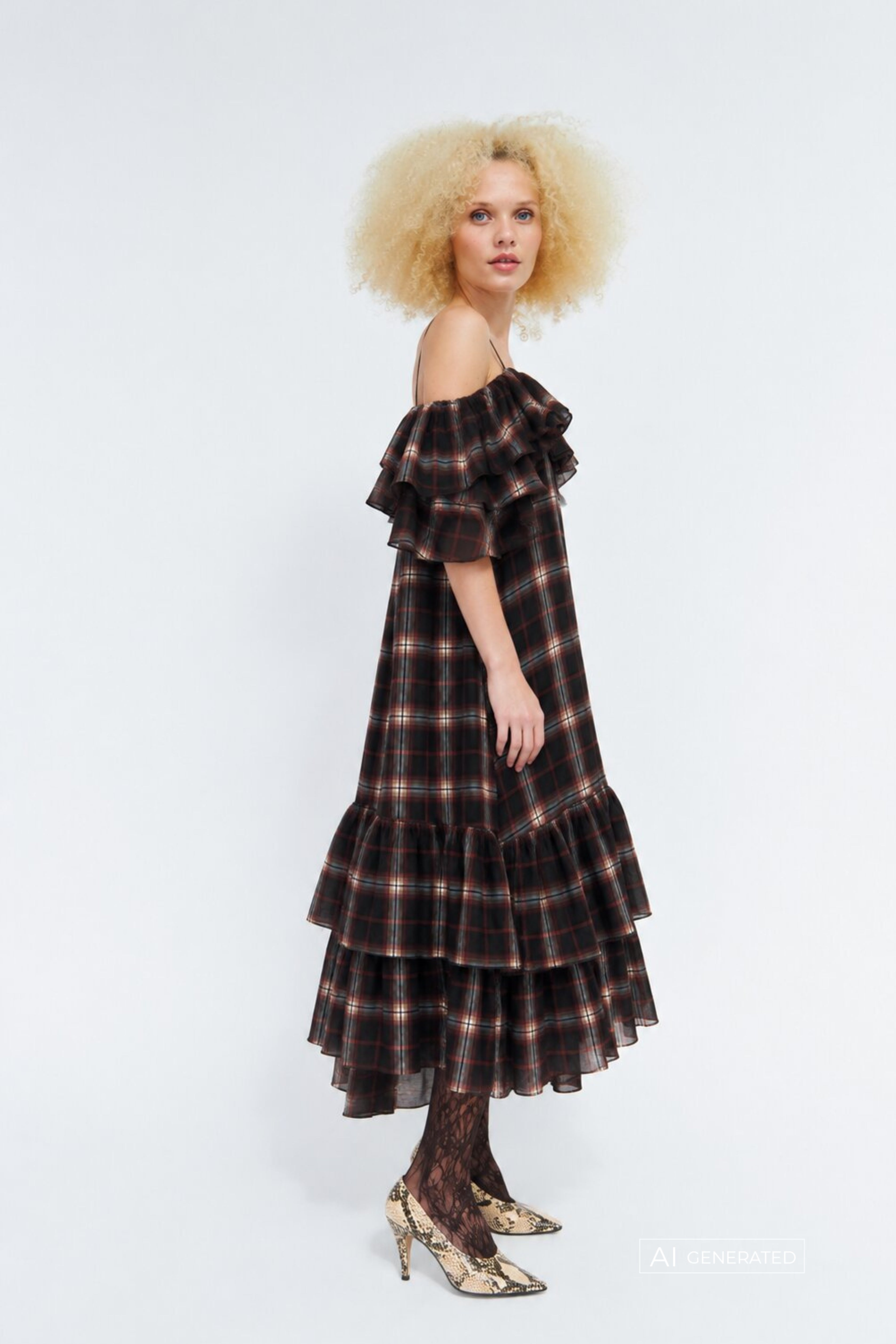 CRAS Livelycras Dress Dress Bordeaux Check