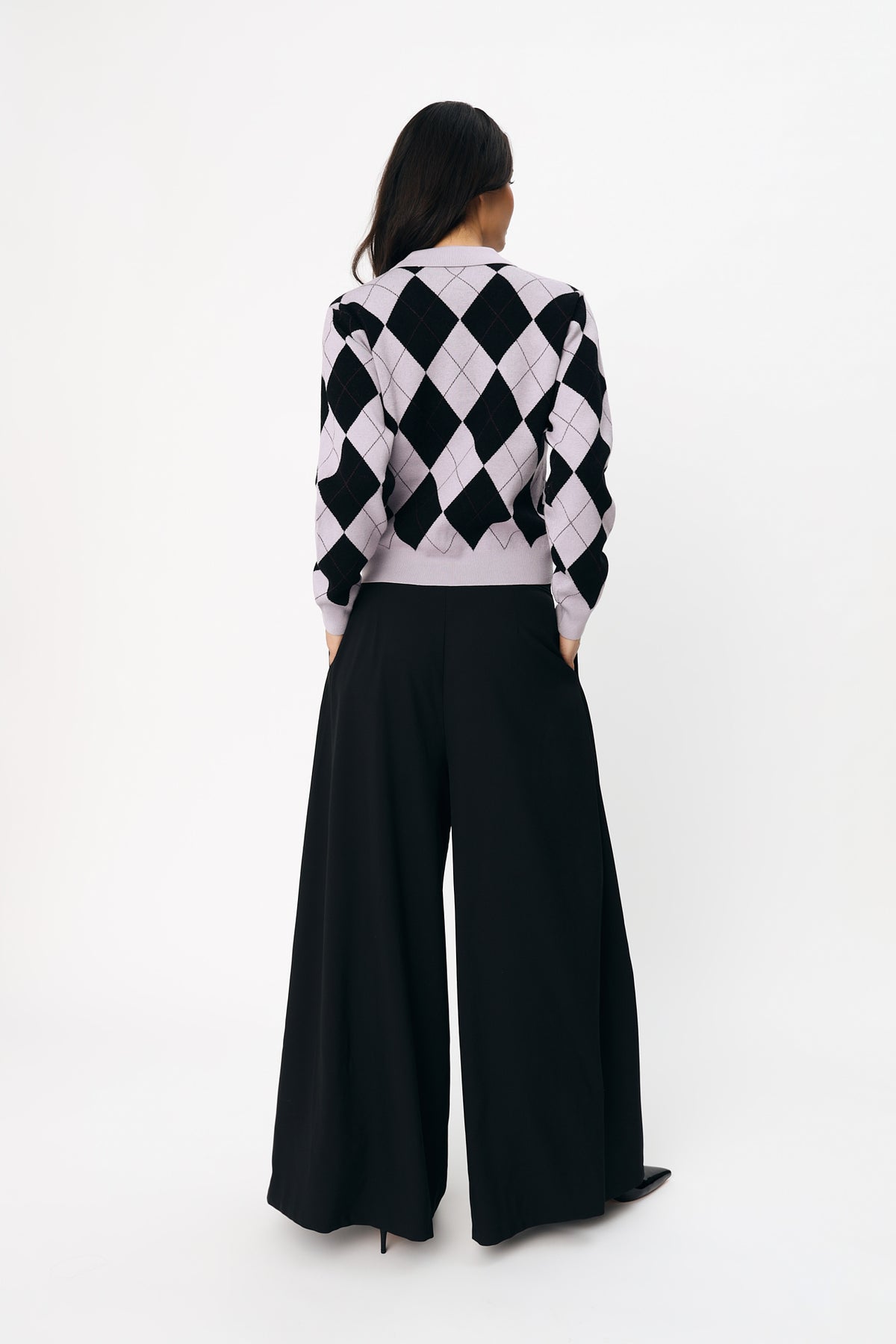 CRAS Lovemycras Pullover Pullover 9992 Black Argyle