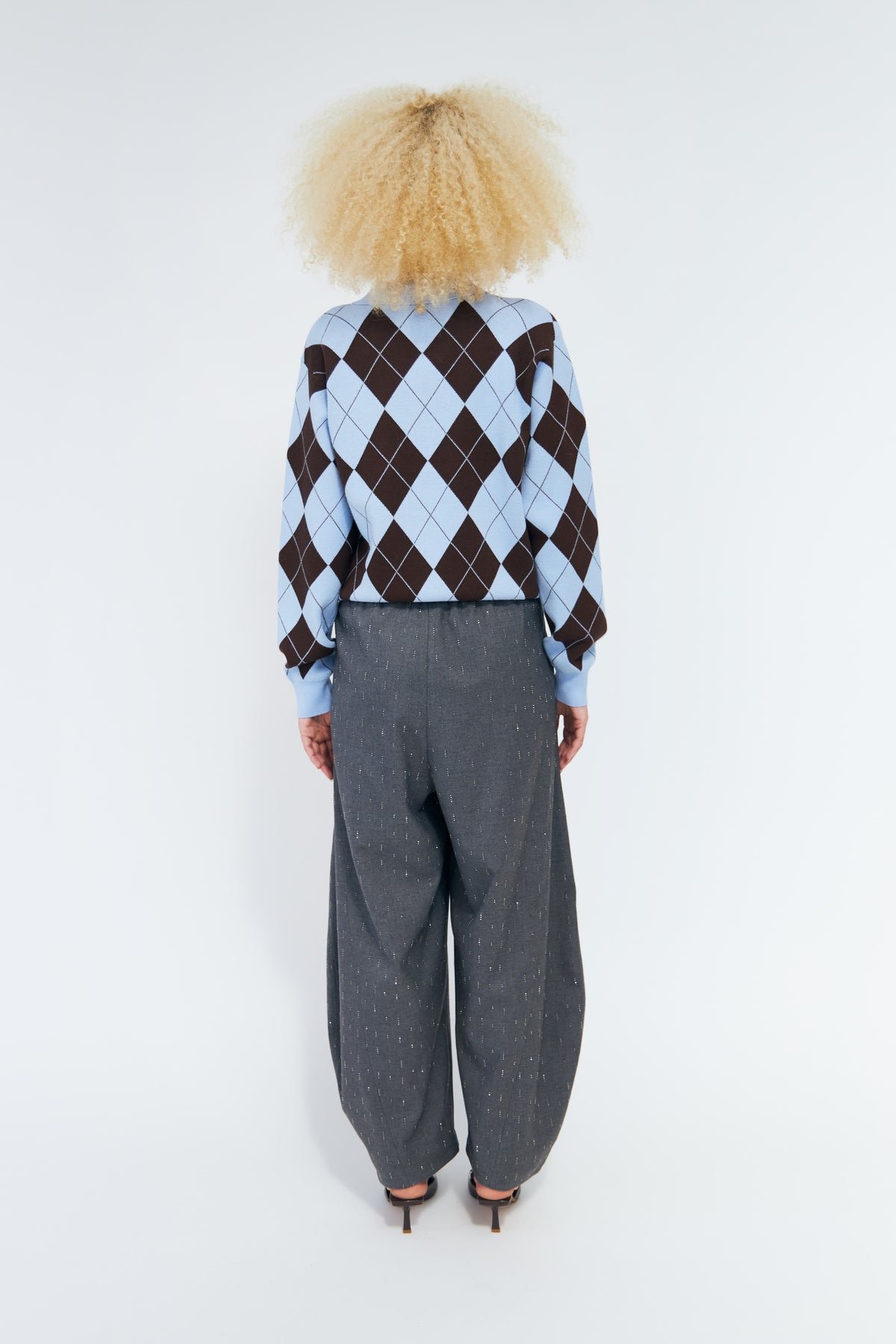 CRAS Lovemycras Pullover Pullover Blue Brown Checks
