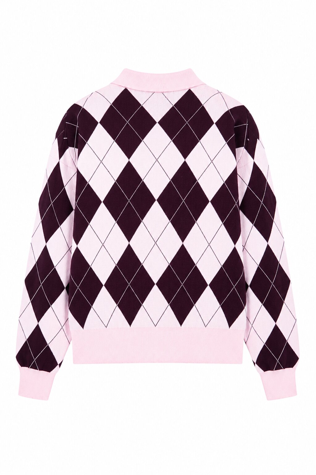 CRAS Lovemycras Pullover Pullover Pink Grape Check