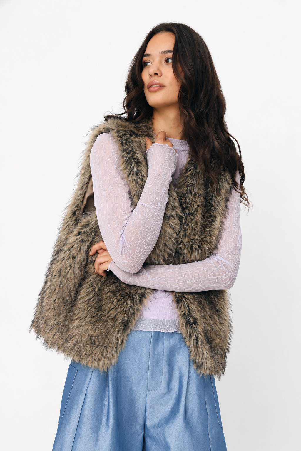 CRAS Madiecras Vest Vest 2016 Brown Melange
