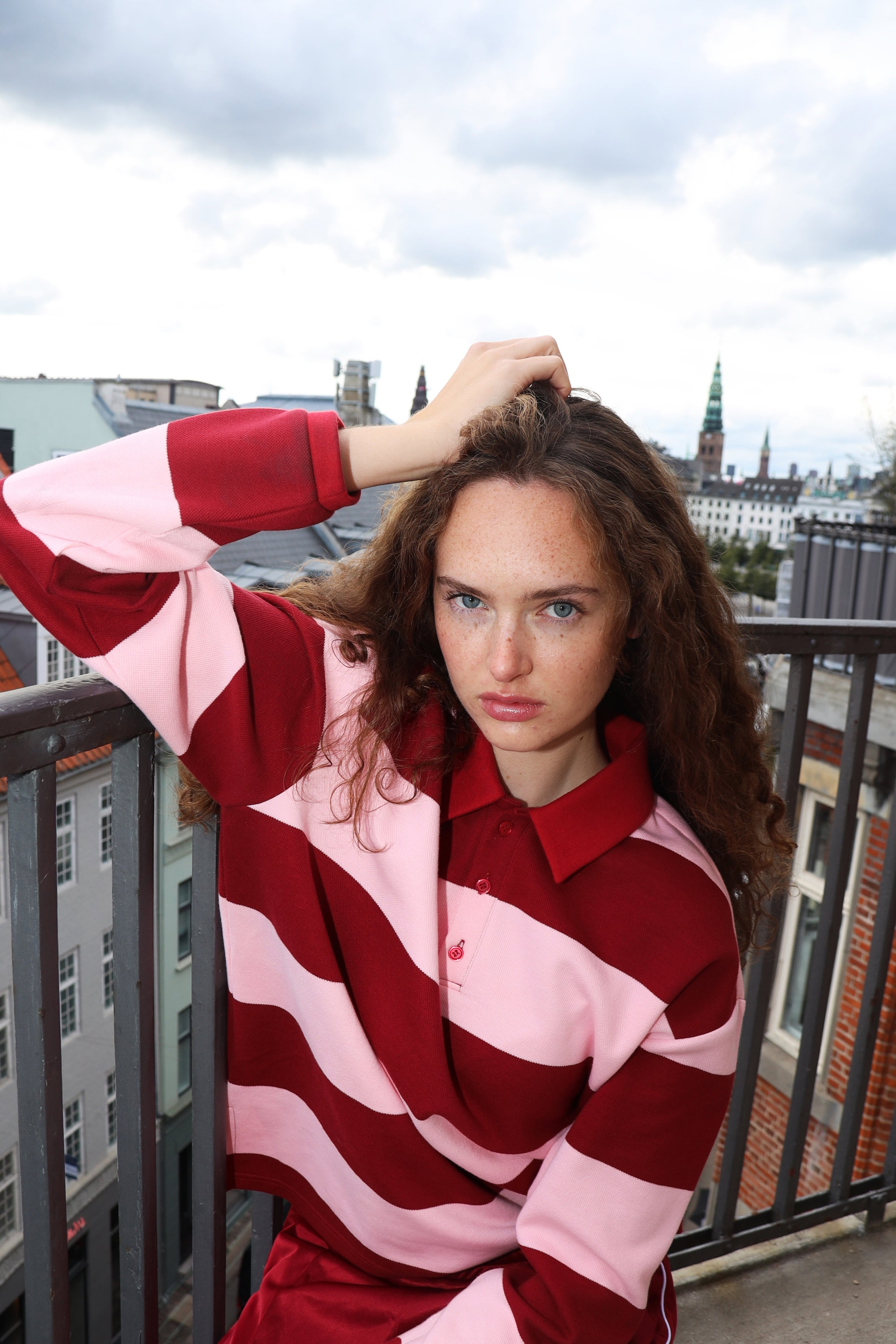 Cras Exclusive Polocras Blouse Blouse 4030 Bordeaux