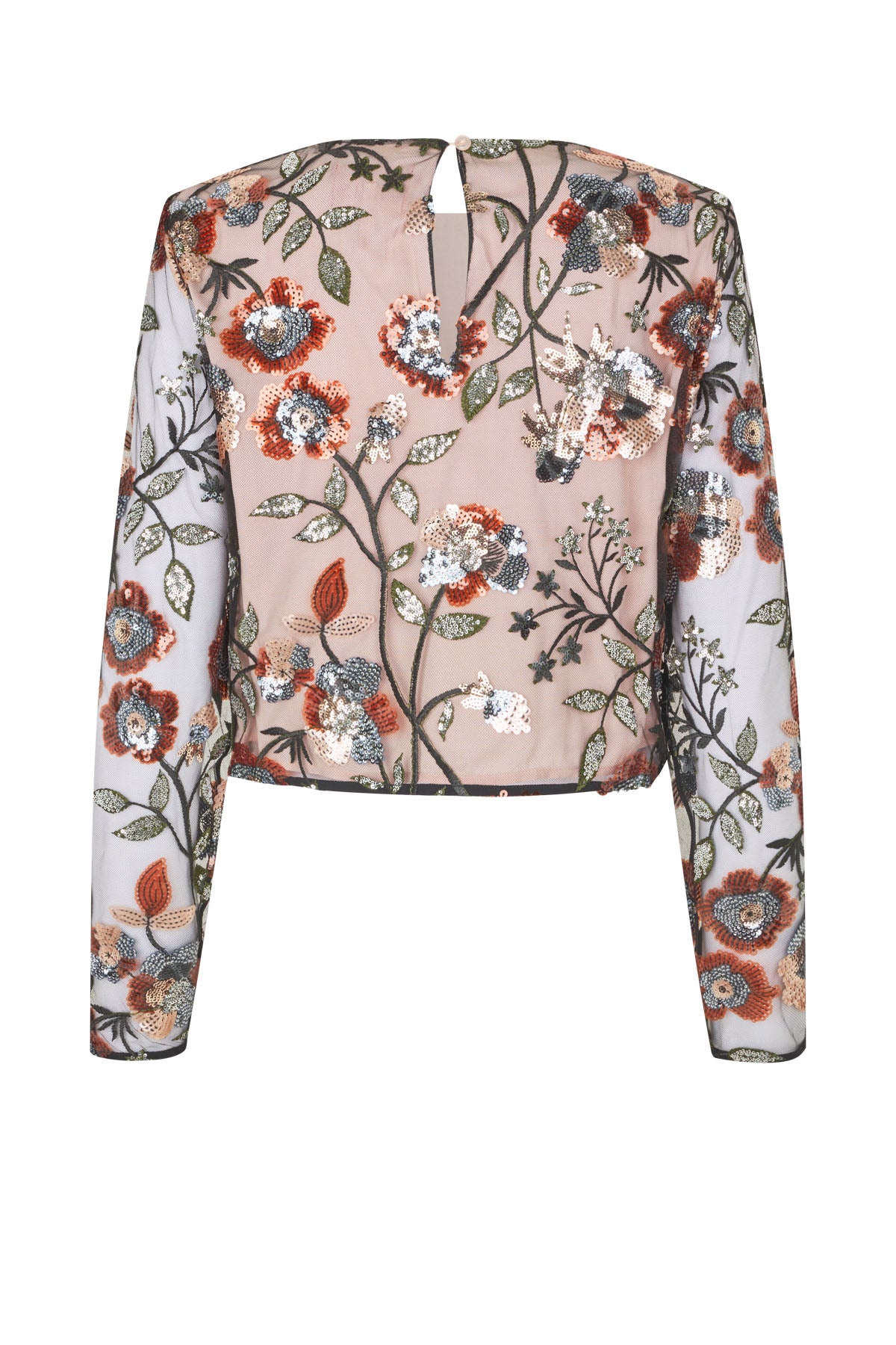 CRAS Queencras Blouse Blouse Rose Sequin