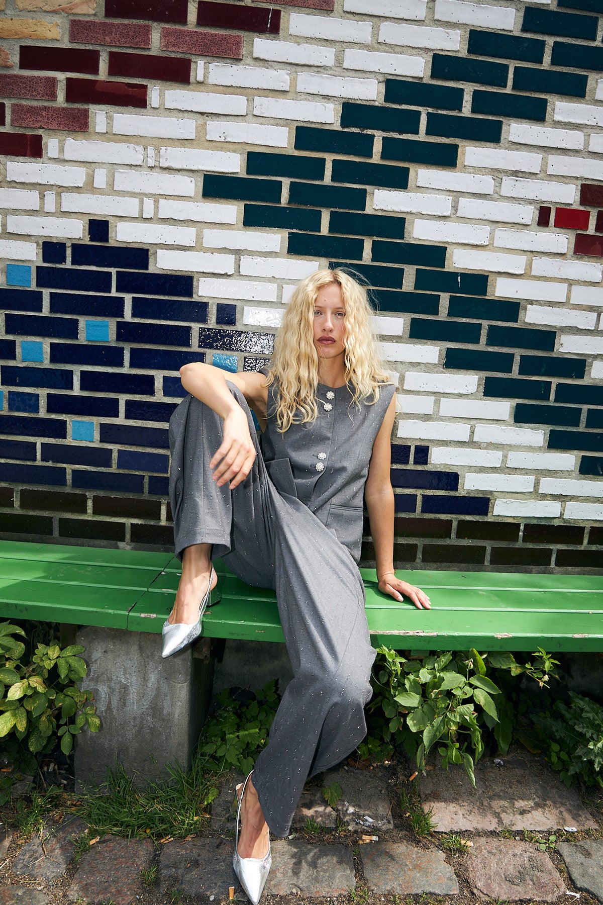 CRAS Richacras Waistcoat Vest Grey Melange