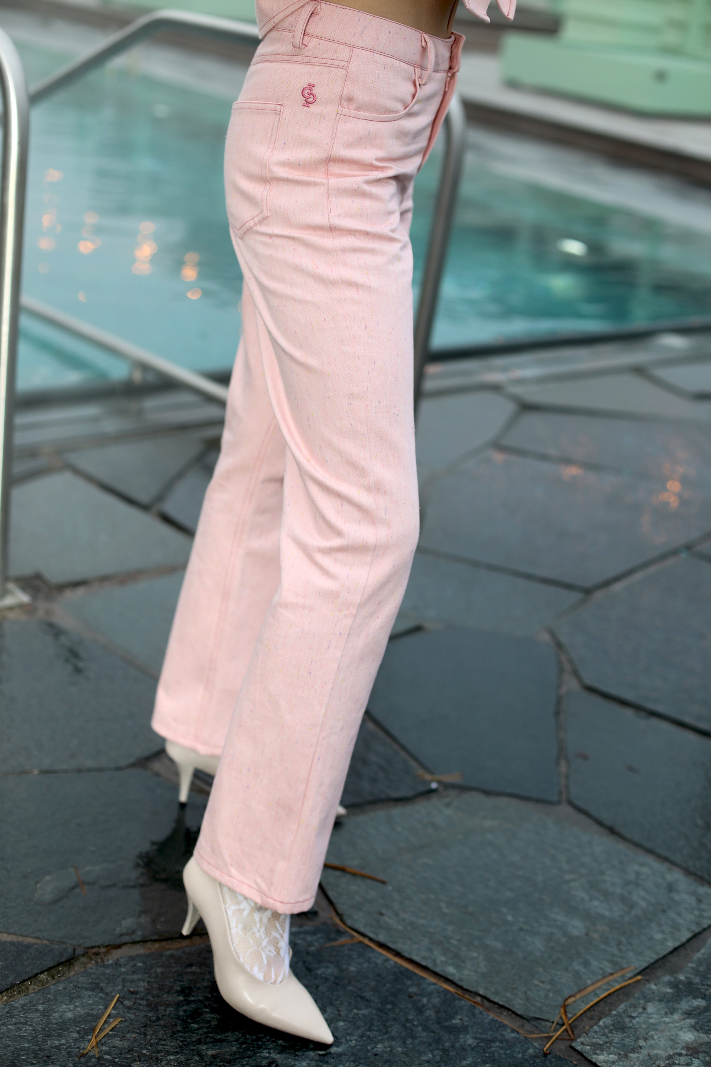 CRAS Rosemarycras Pants Jeans 8078 Playfull Pink
