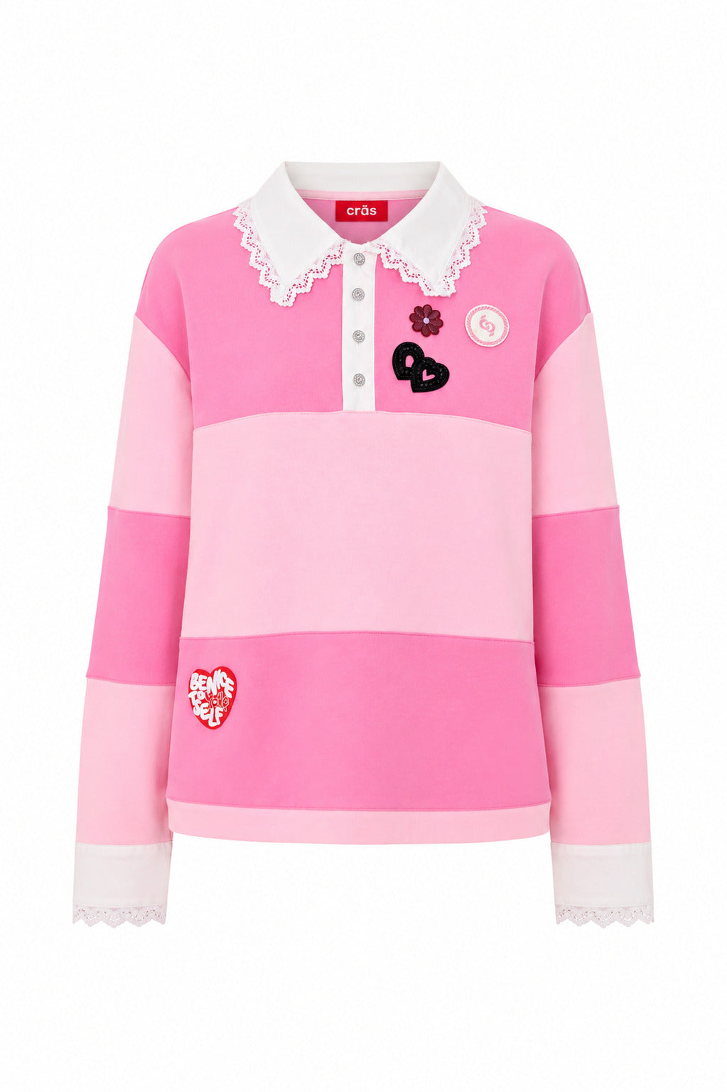 CRAS Sandiegocras Polo Polo 4006 Pink Stripe