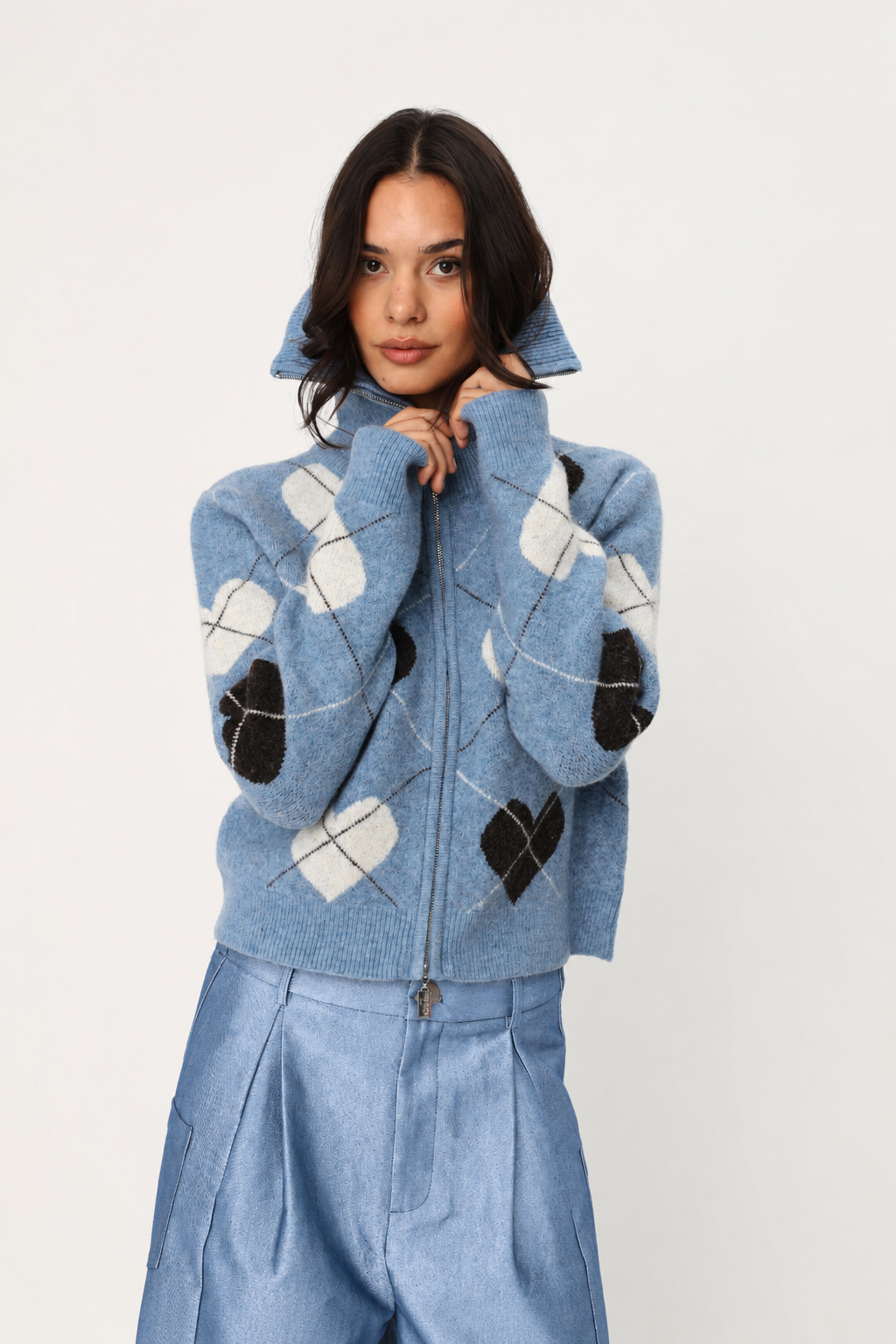 CRAS Siricras Cardigan Cardigan 7037 Blue Hearts