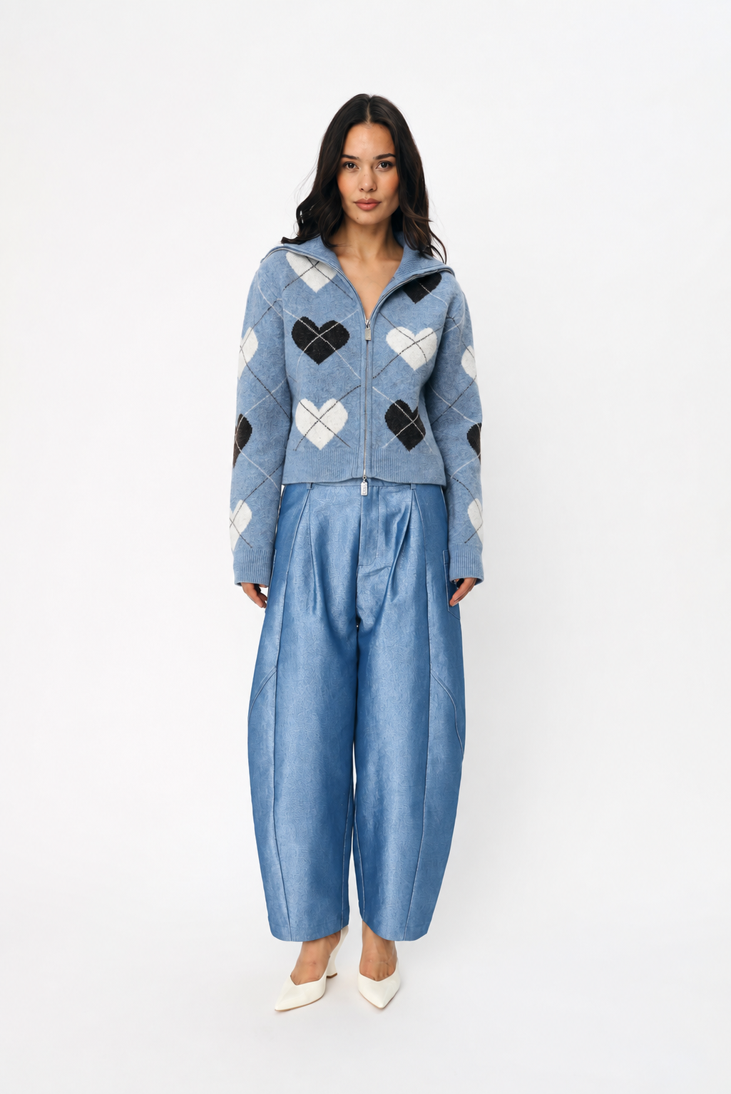 CRAS Siricras Cardigan Cardigan 7037 Blue Hearts
