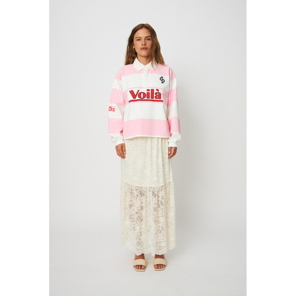 CRAS Sistacras Blouse Blouse 8151 Light Pink Ivory