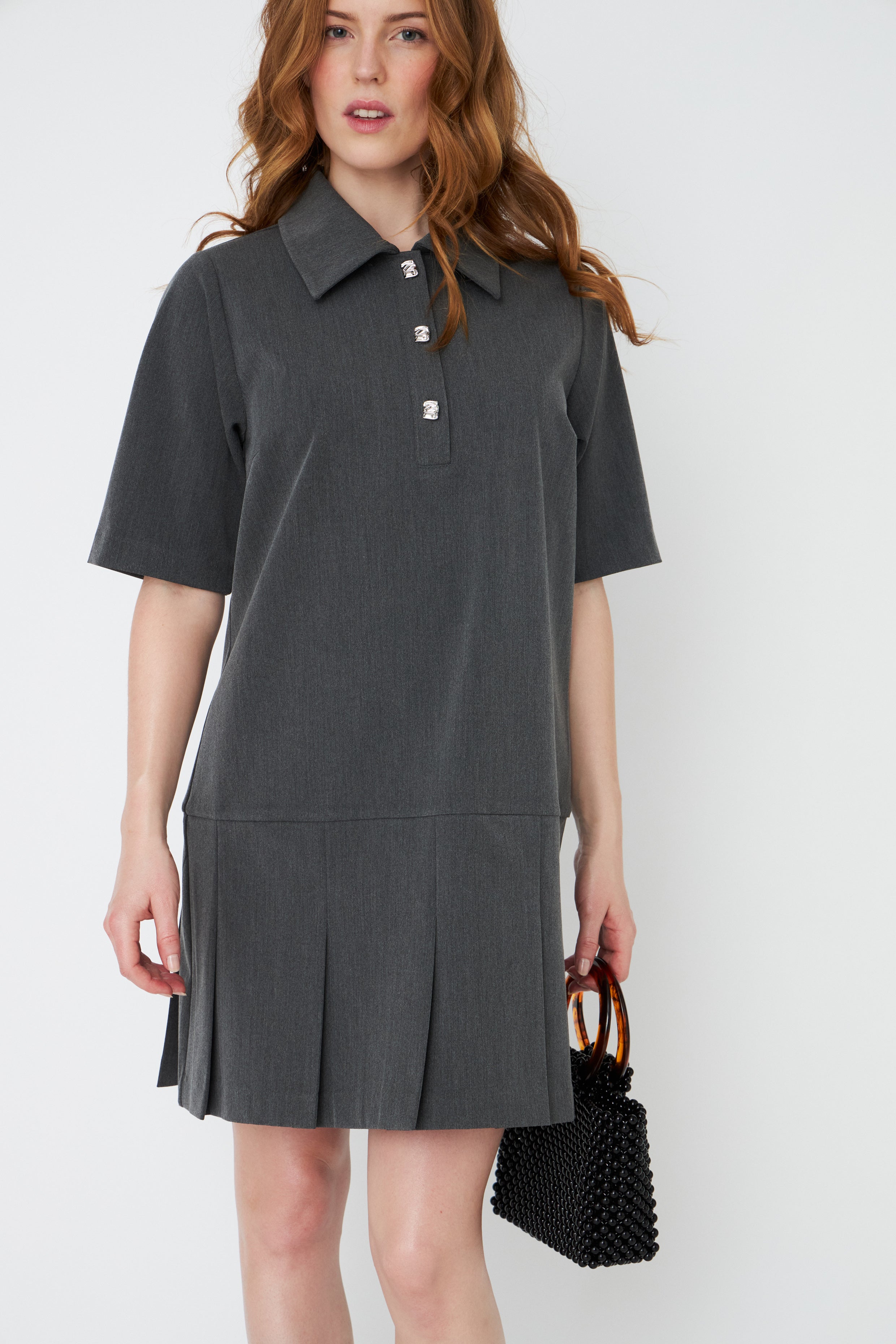 CRAS Teegancras Dress Dress 9006 Dark Grey